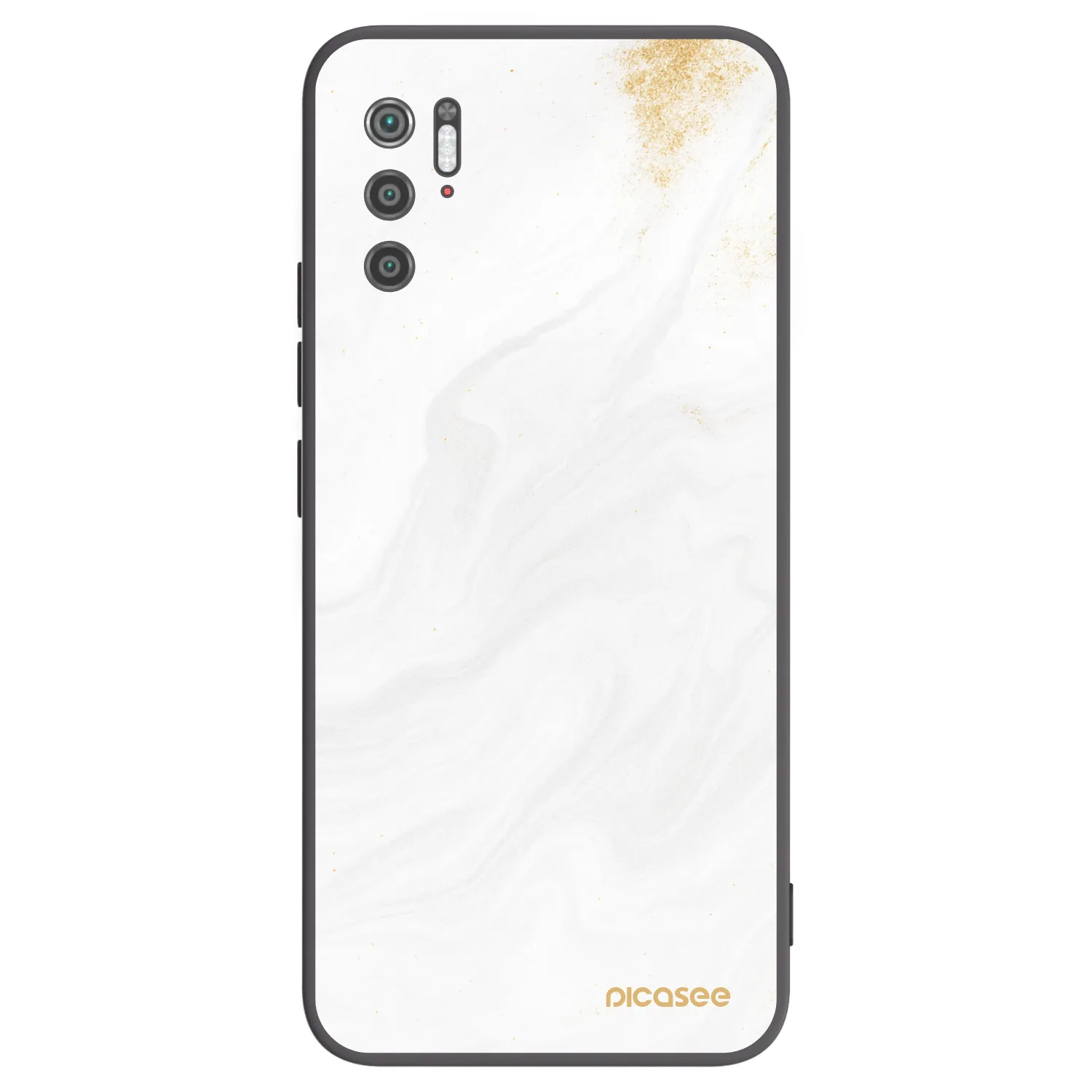 Picasee fekete szilikon tok az alábbi mobiltelefonokra Xiaomi Poco M3 Pro 5G - White