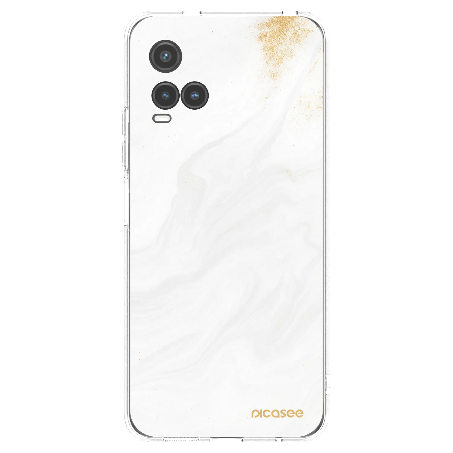 Picasee átlátszó szilikon tok az alábbi mobiltelefonokra Vivo Y33s - White