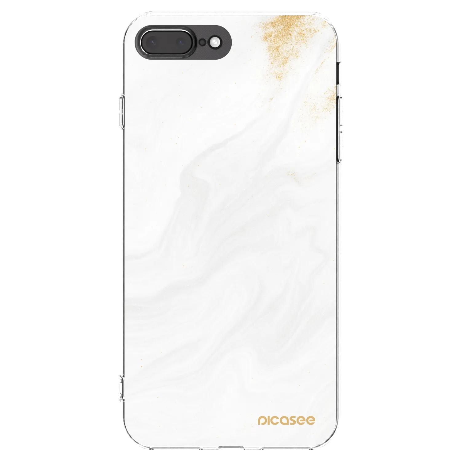 Picasee átlátszó szilikon tok az alábbi mobiltelefonokra Apple iPhone 7 Plus - White