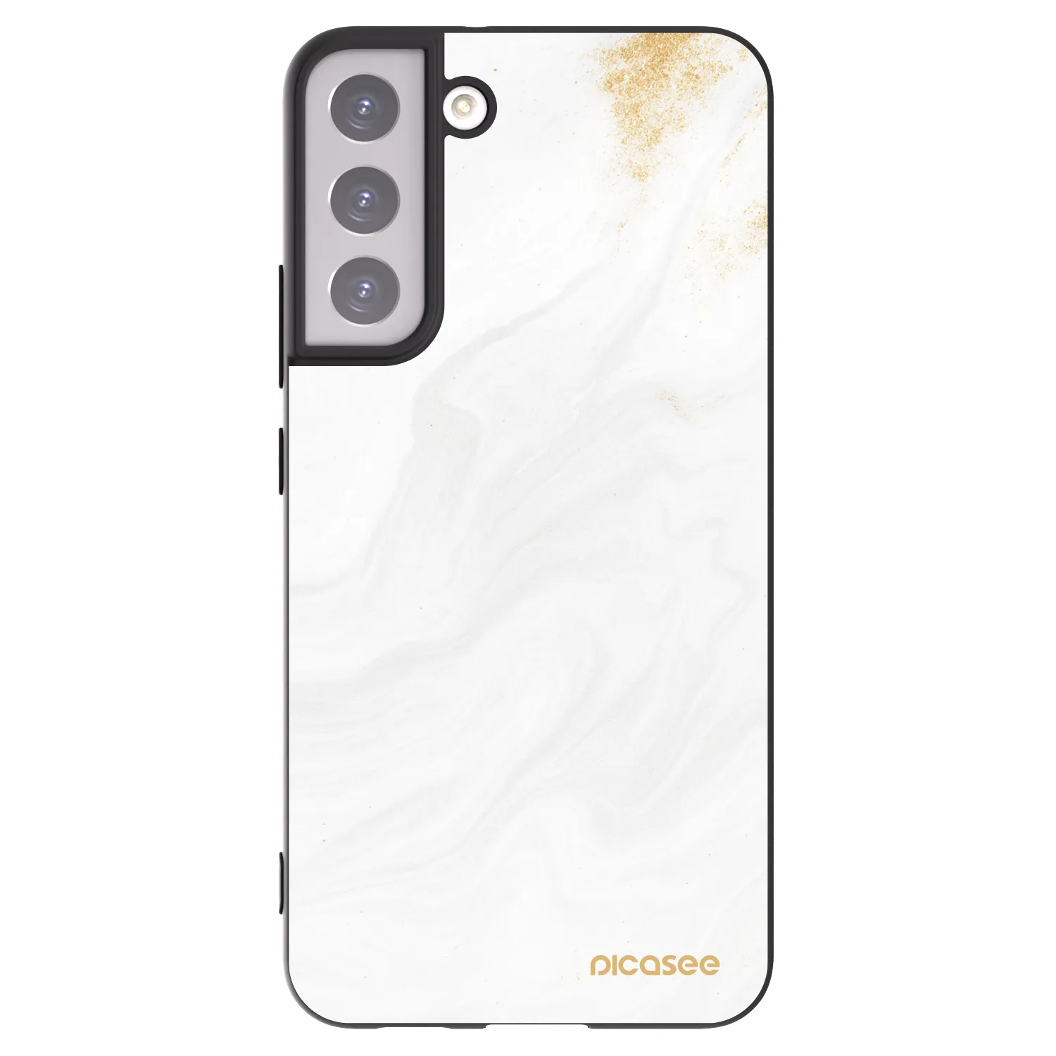 Picasee fekete szilikon tok az alábbi mobiltelefonokra Samsung Galaxy S22+ 5G - White