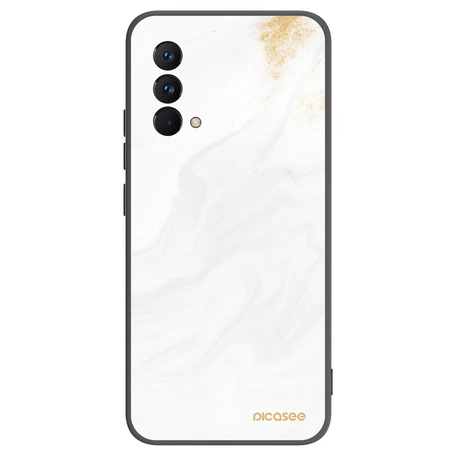 Picasee fekete szilikon tok az alábbi mobiltelefonokra Realme GT Master Edition 5G - White