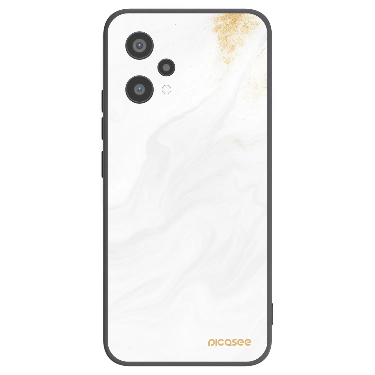 Picasee fekete szilikon tok az alábbi mobiltelefonokra Realme 9 Pro 5G - White