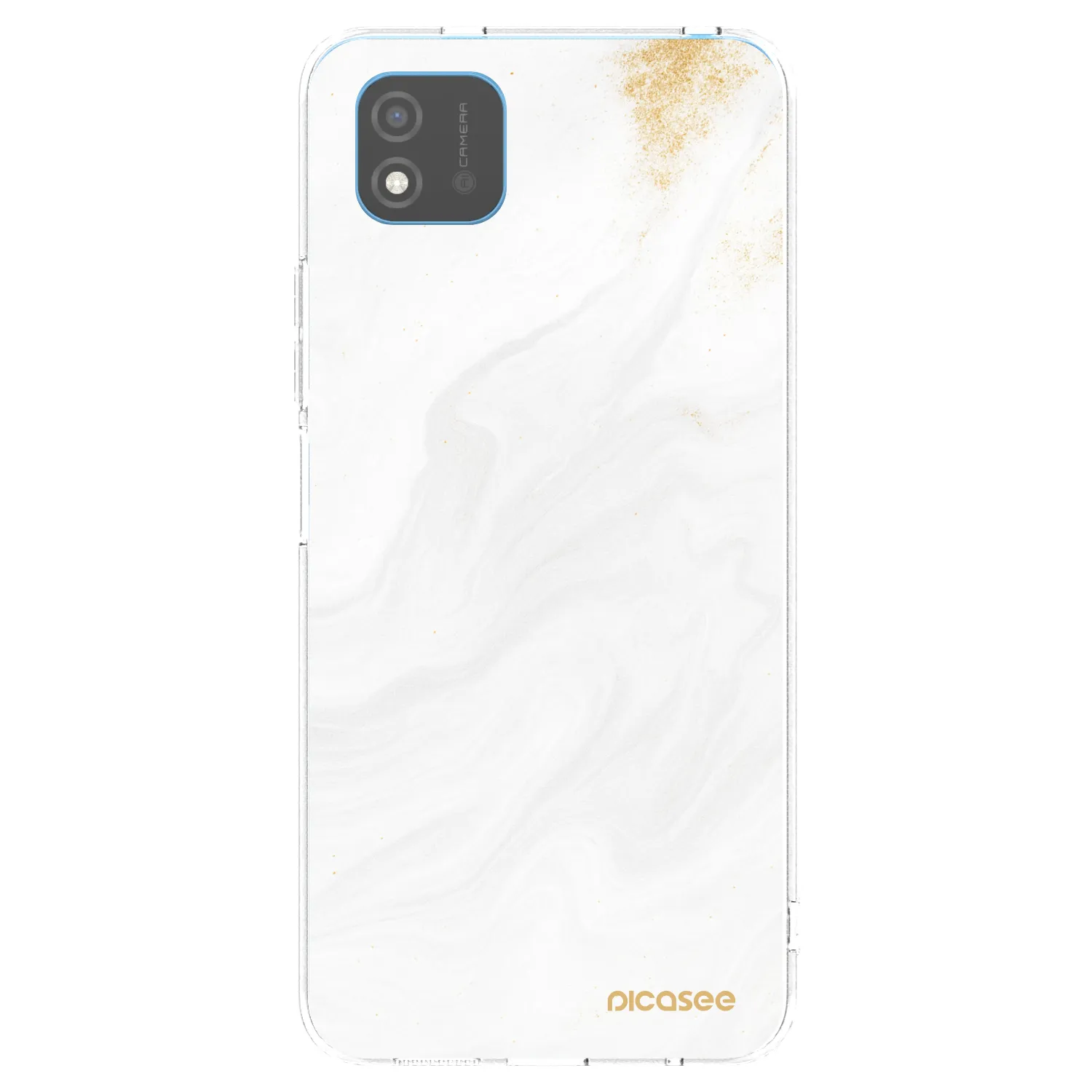 Picasee átlátszó szilikon tok az alábbi mobiltelefonokra Realme C11 (2021) - White