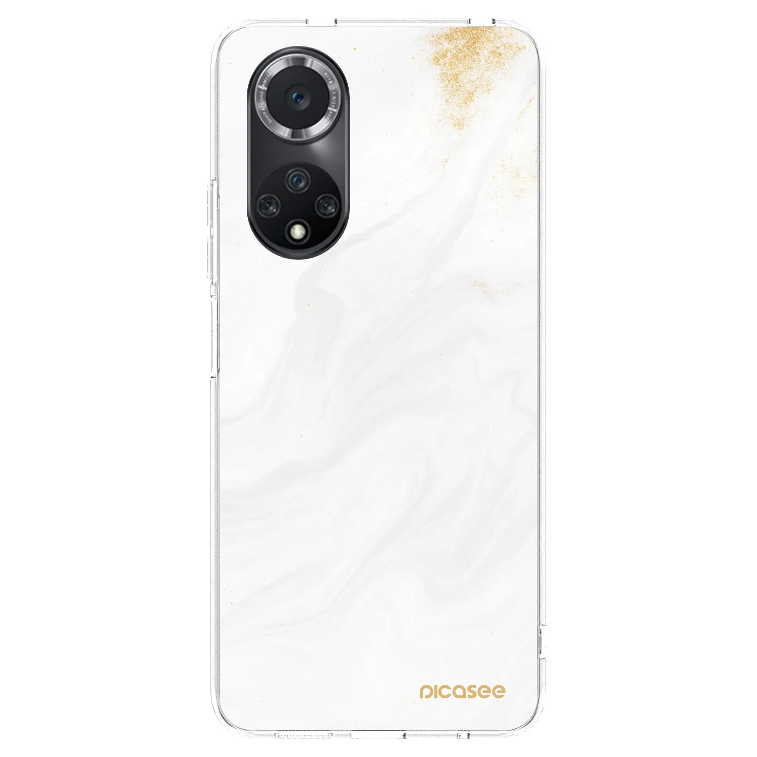 Picasee átlátszó szilikon tok az alábbi mobiltelefonokra Huawei Nova 9 SE - White