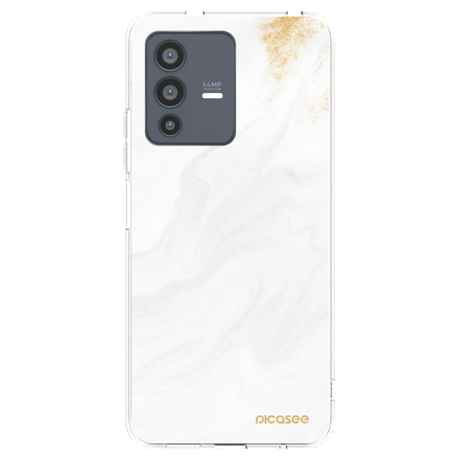 Picasee átlátszó szilikon tok az alábbi mobiltelefonokra Vivo V23 5G - White
