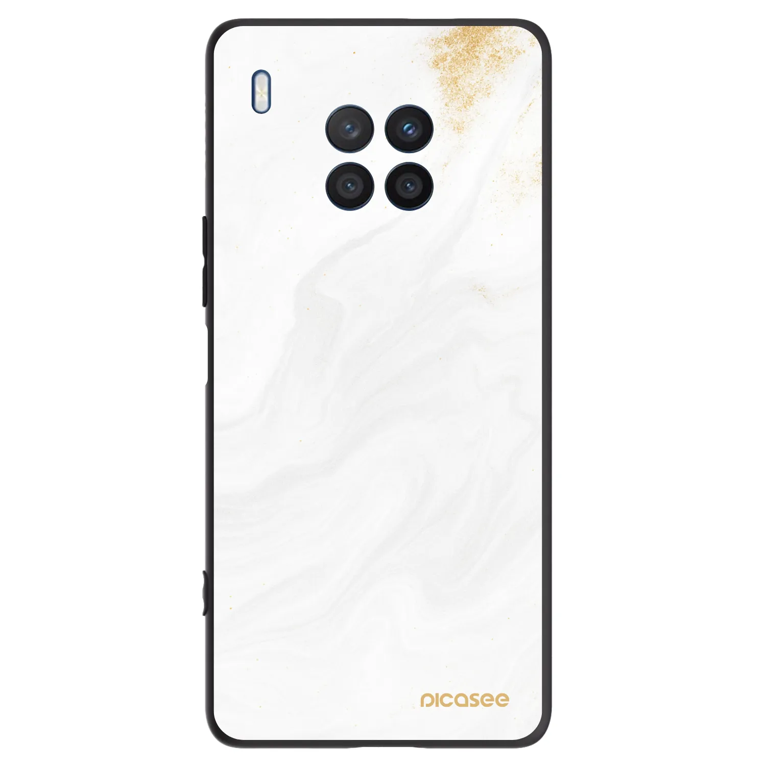 Picasee fekete szilikon tok az alábbi mobiltelefonokra Honor 50 Lite - White