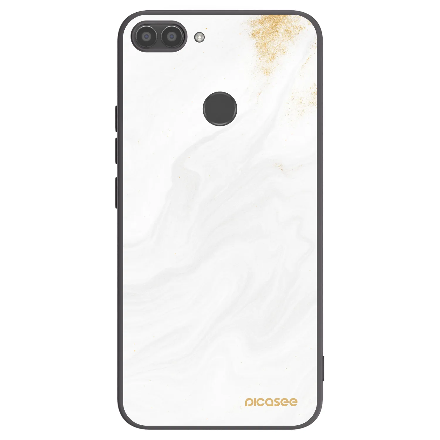 Picasee fekete szilikon tok az alábbi mobiltelefonokra Huawei P Smart - White