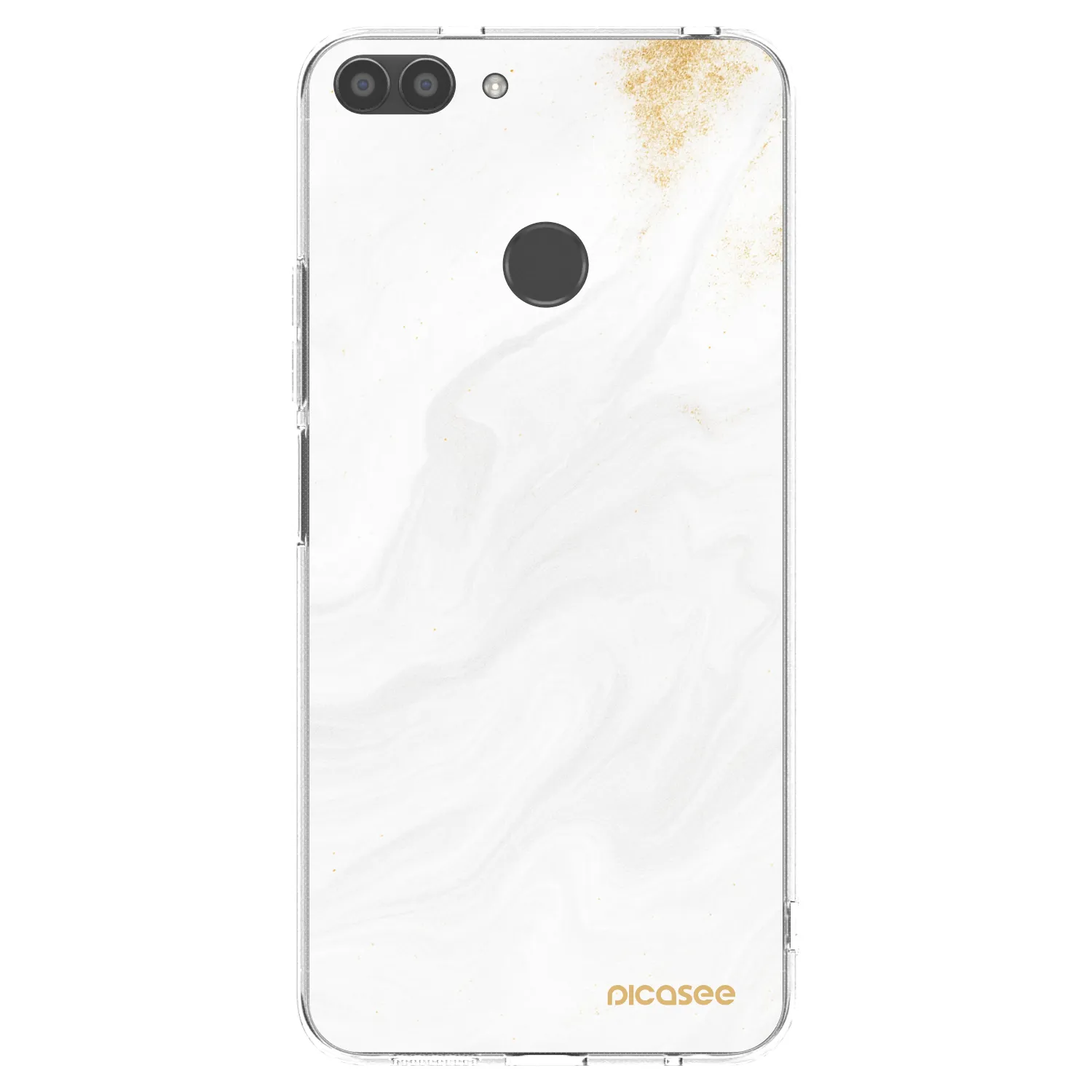 Picasee átlátszó szilikon tok az alábbi mobiltelefonokra Huawei P Smart - White