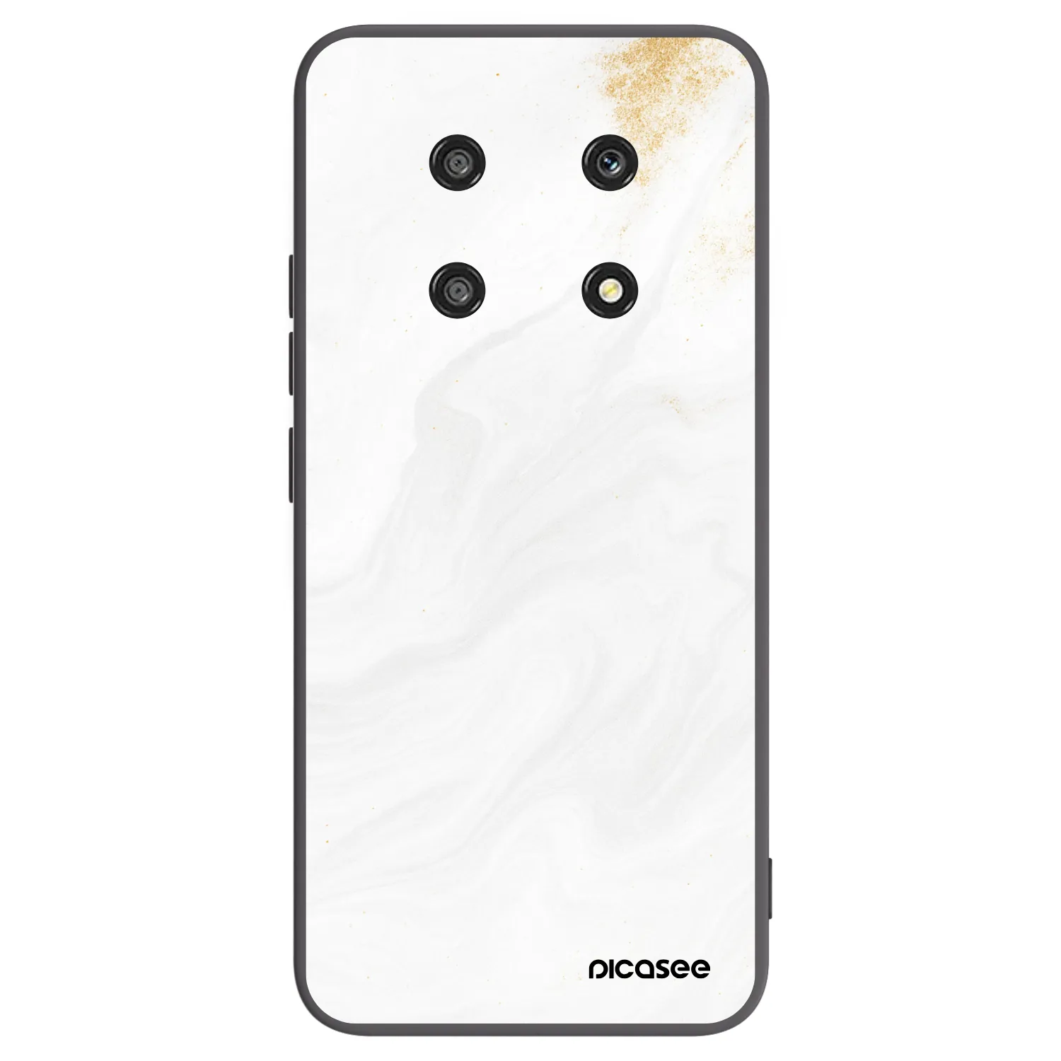 Picasee fekete szilikon tok az alábbi mobiltelefonokra Honor Magic4 Lite 5G - White