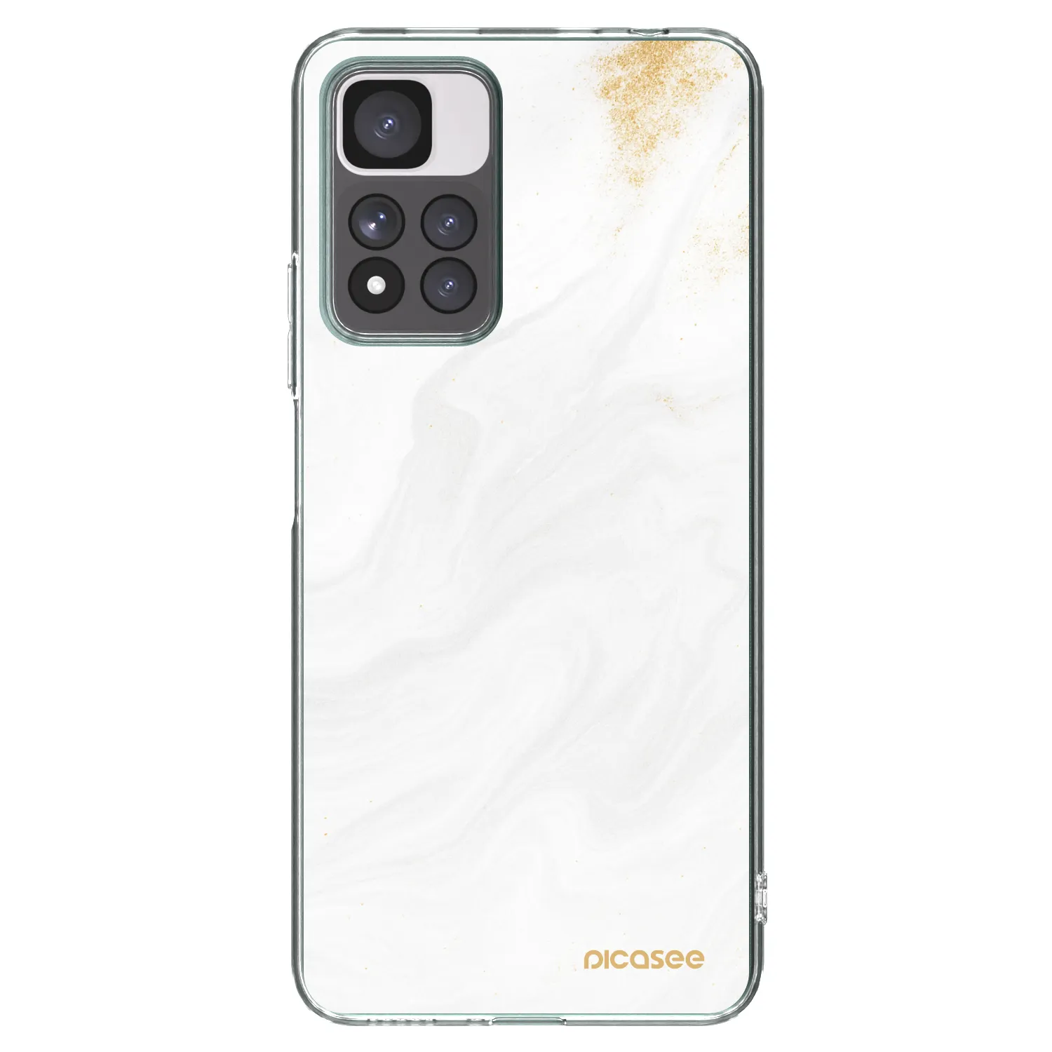 Picasee átlátszó szilikon tok az alábbi mobiltelefonokra Xiaomi Redmi Note 11 Pro+ 5G - White