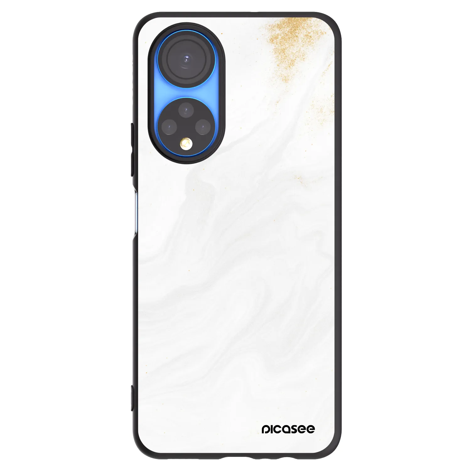 Picasee fekete szilikon tok az alábbi mobiltelefonokra Honor X7 - White
