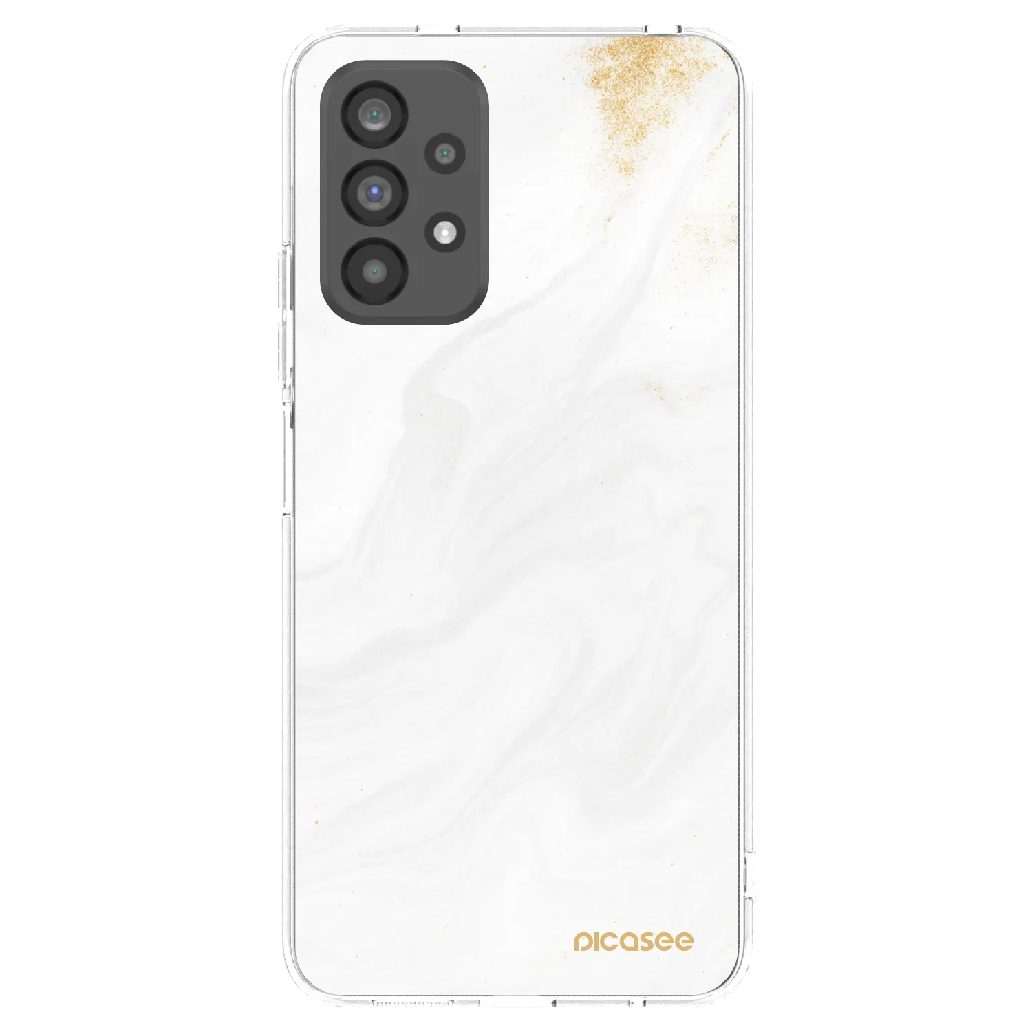 Picasee átlátszó szilikon tok az alábbi mobiltelefonokra Samsung Galaxy A73 5G - White
