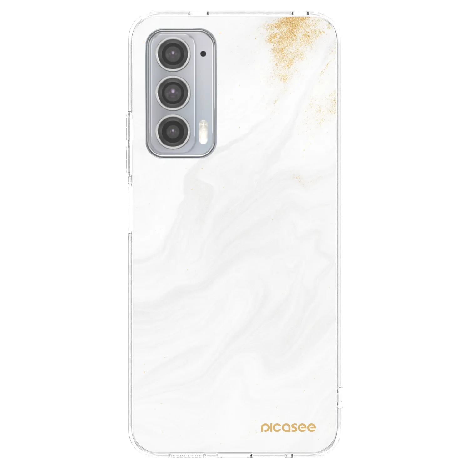 Picasee átlátszó szilikon tok az alábbi mobiltelefonokra Motorola Edge 20 - White