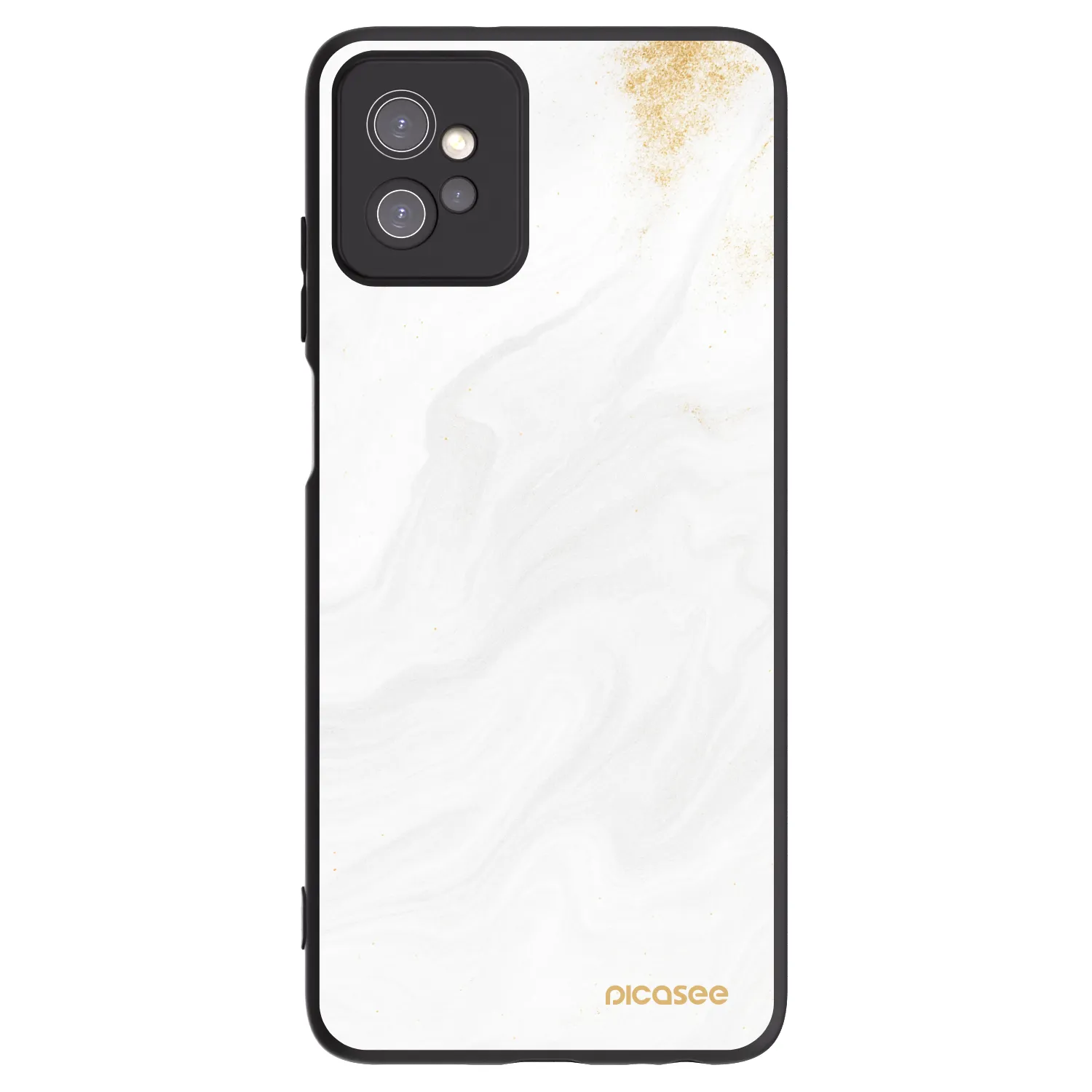 Picasee fekete szilikon tok az alábbi mobiltelefonokra Motorola Moto G32 - White