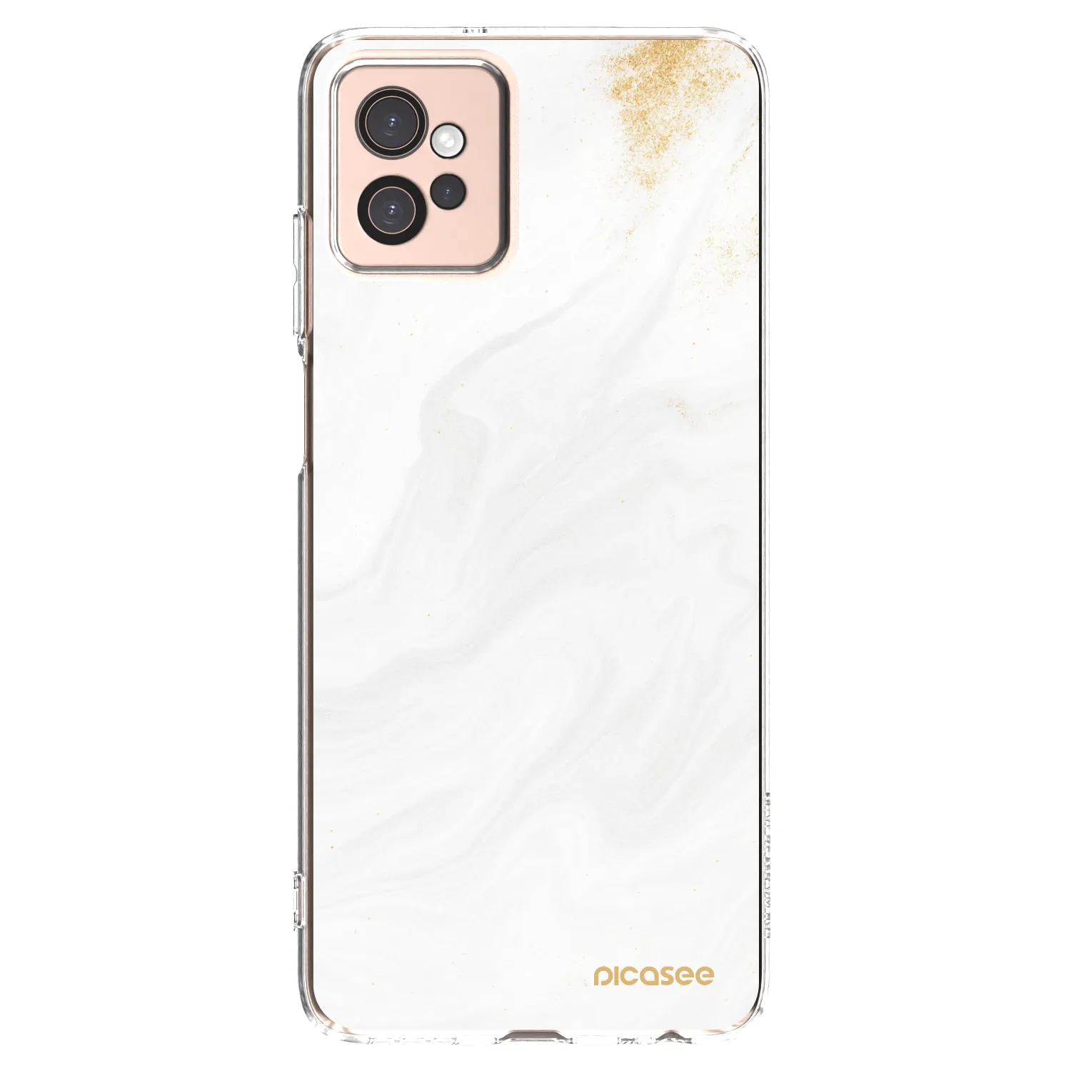 Picasee átlátszó szilikon tok az alábbi mobiltelefonokra Motorola Moto G32 - White