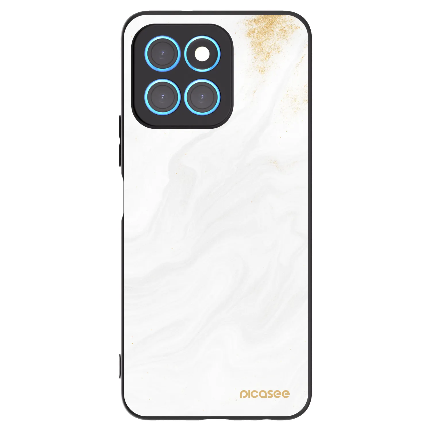 Picasee fekete szilikon tok az alábbi mobiltelefonokra Honor X6 - White