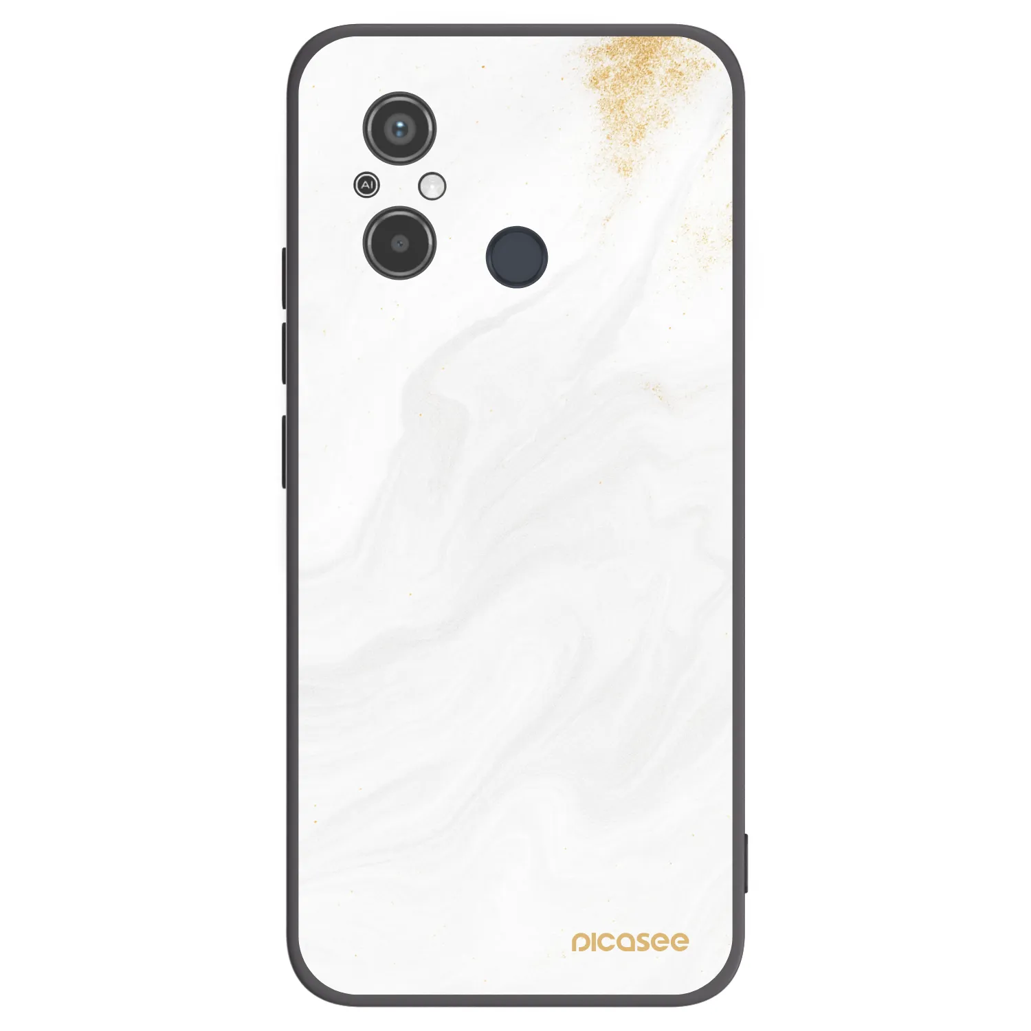 Picasee fekete szilikon tok az alábbi mobiltelefonokra Xiaomi Redmi 12C - White