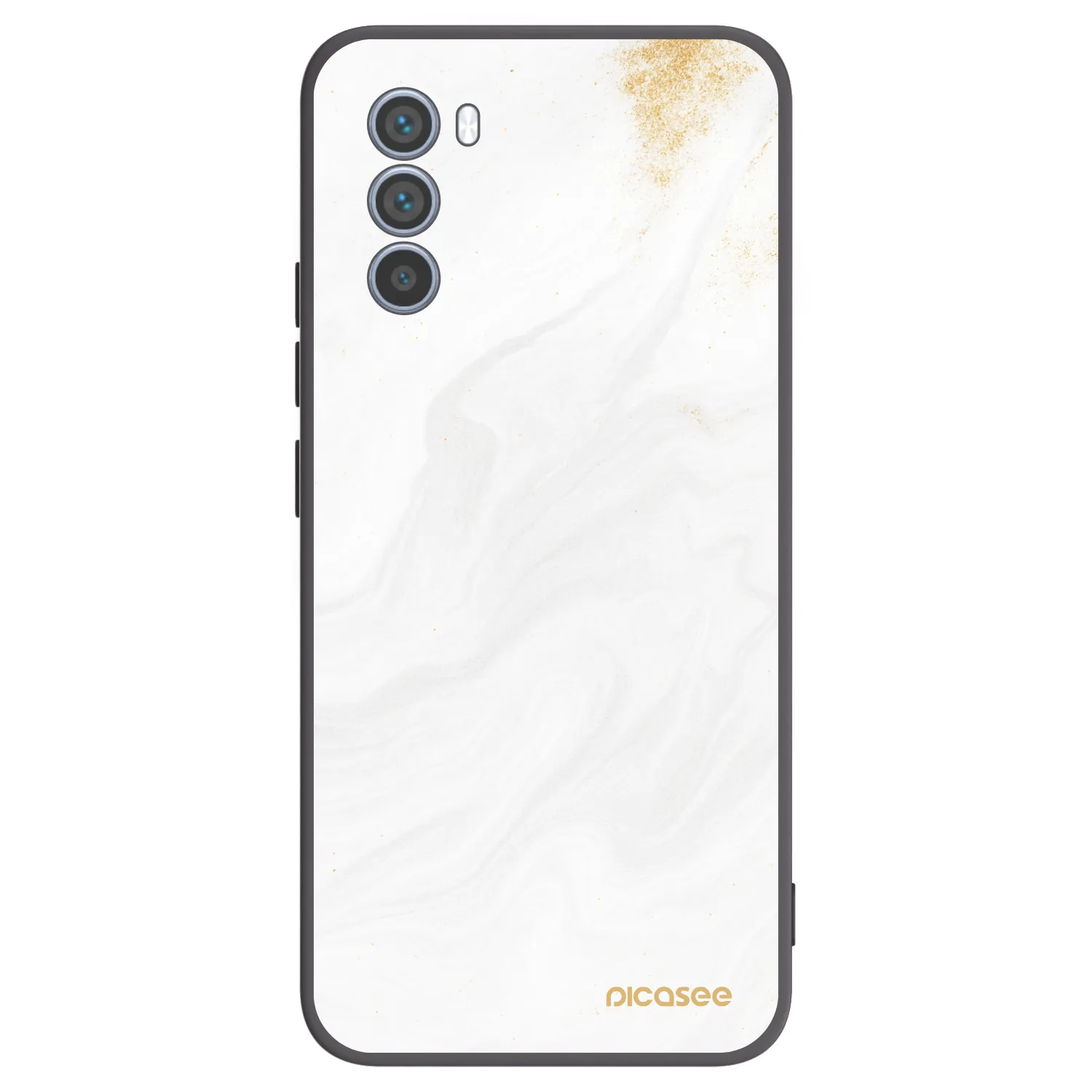 Picasee fekete szilikon tok az alábbi mobiltelefonokra Motorola Moto G62 - White