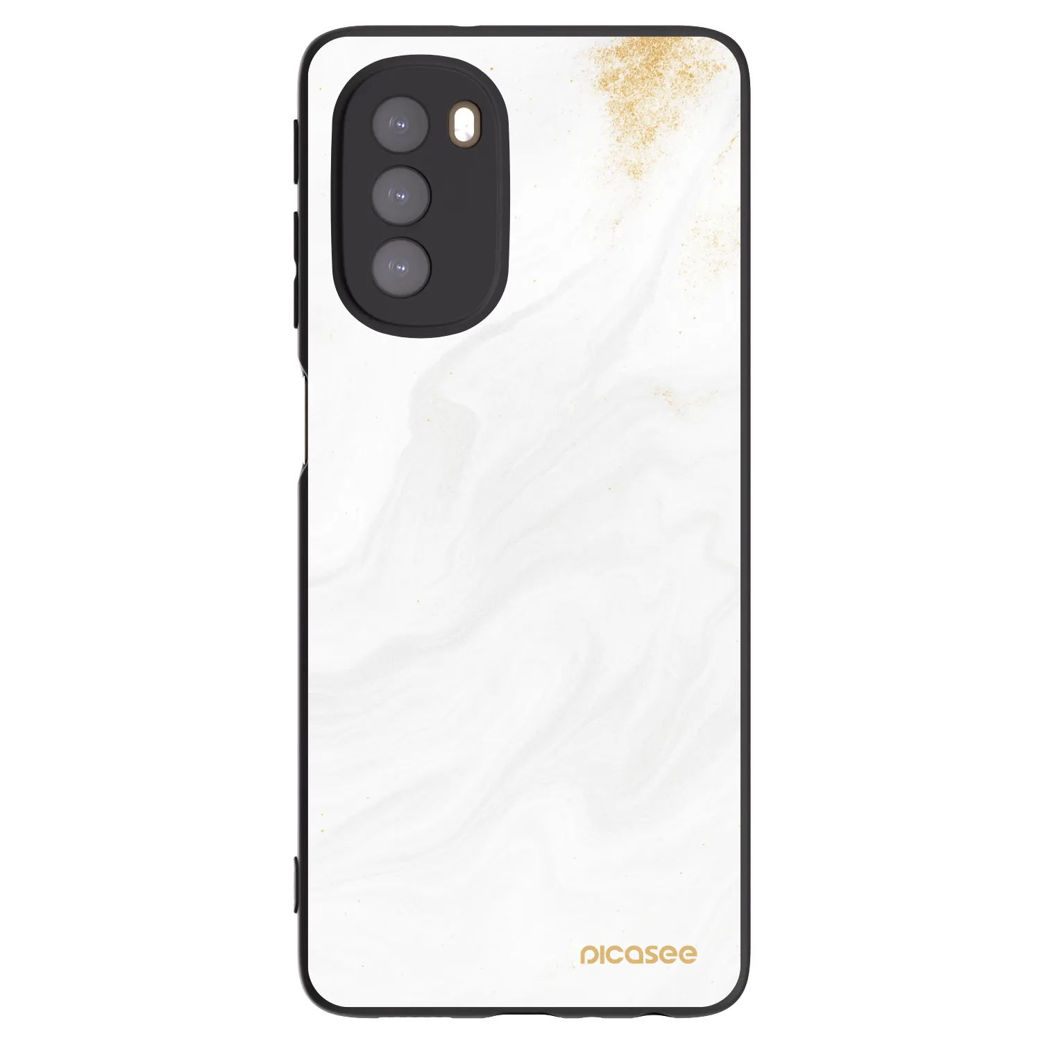 Picasee fekete szilikon tok az alábbi mobiltelefonokra Motorola Moto G51 - White