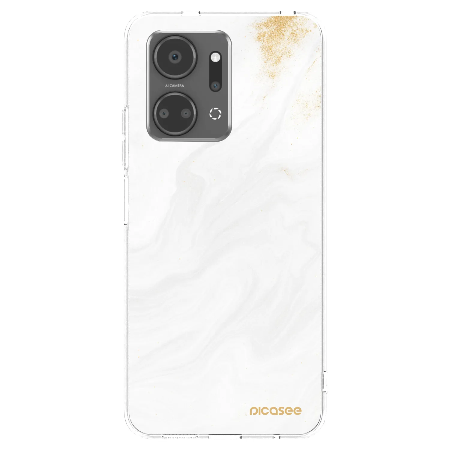 Picasee átlátszó szilikon tok az alábbi mobiltelefonokra Honor X7a - White