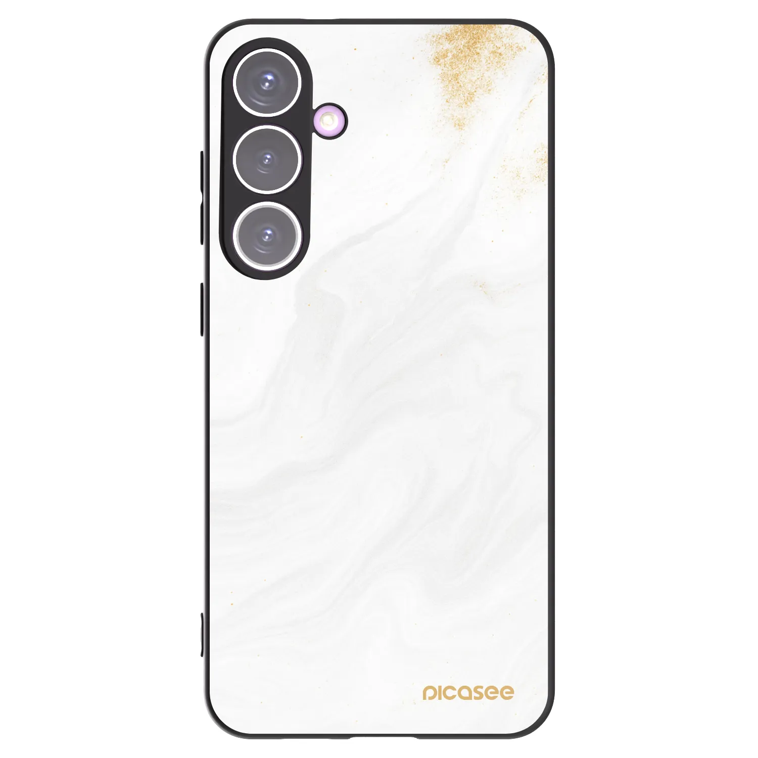 Picasee fekete szilikon tok az alábbi mobiltelefonokra Samsung Galaxy S24+ S926B 5G - White