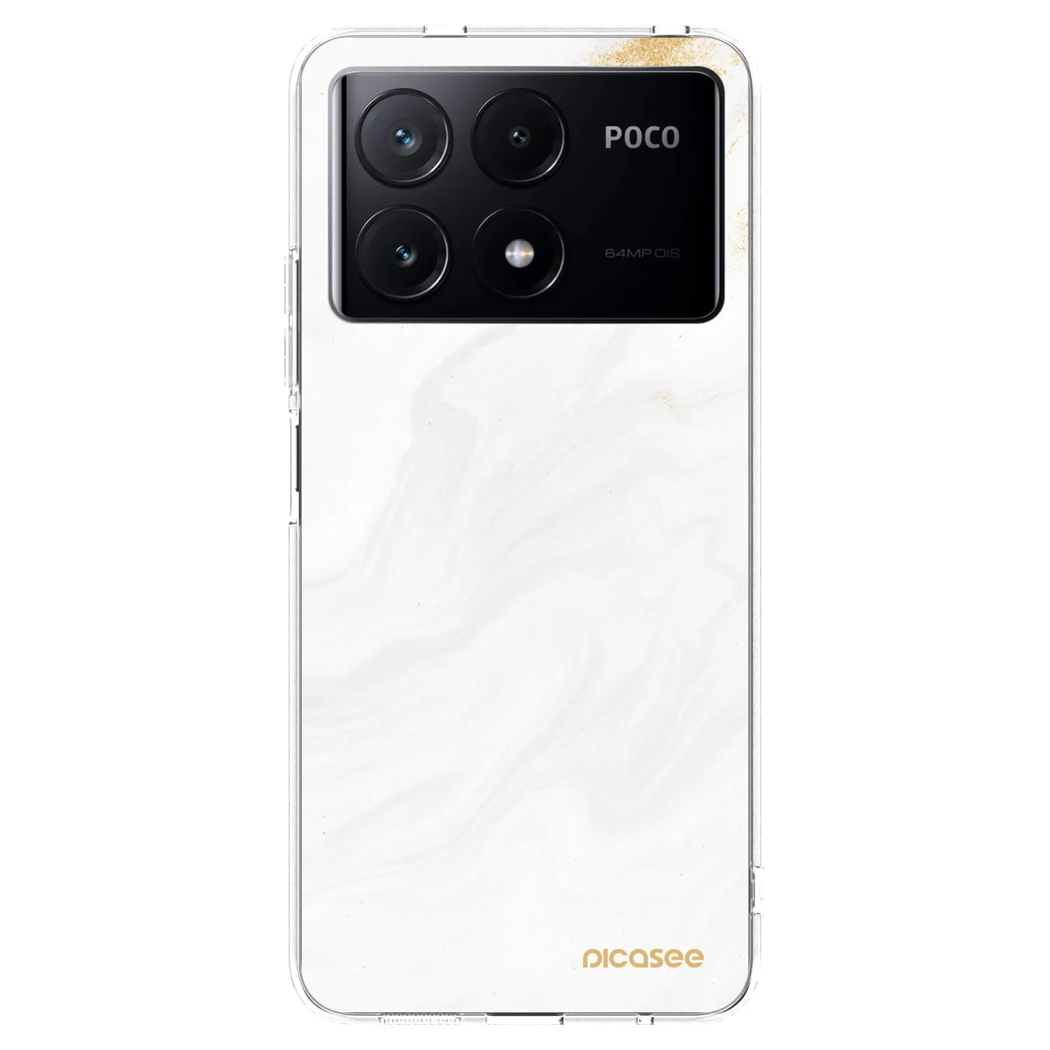 Picasee átlátszó szilikon tok az alábbi mobiltelefonokra Xiaomi Poco X6 Pro - White