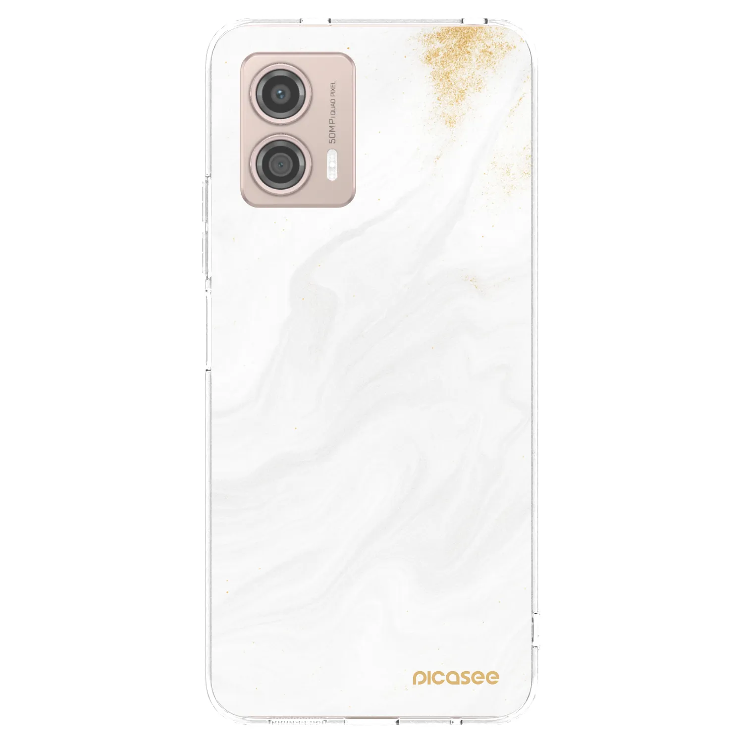 Picasee átlátszó szilikon tok az alábbi mobiltelefonokra Motorola Moto G53 5G - White