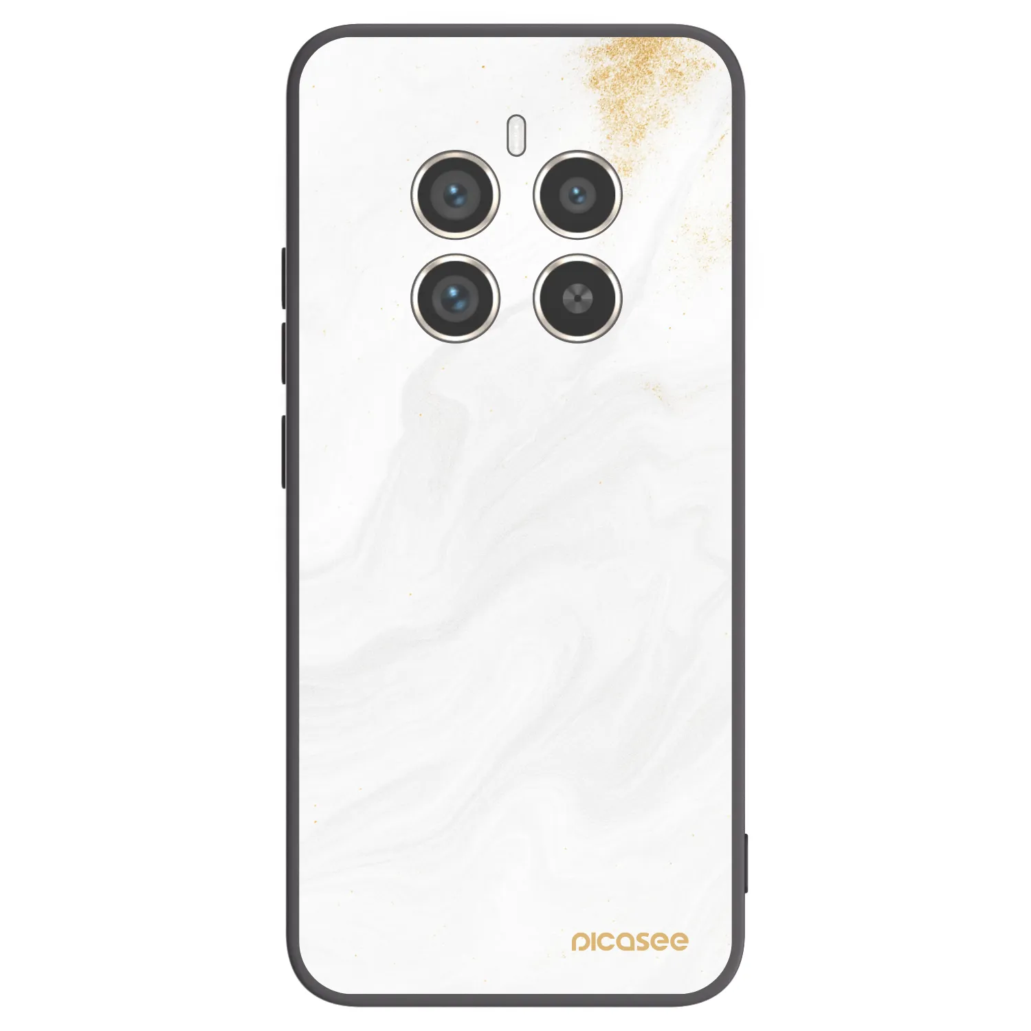 Picasee fekete szilikon tok az alábbi mobiltelefonokra Realme 12 Pro 5G - White