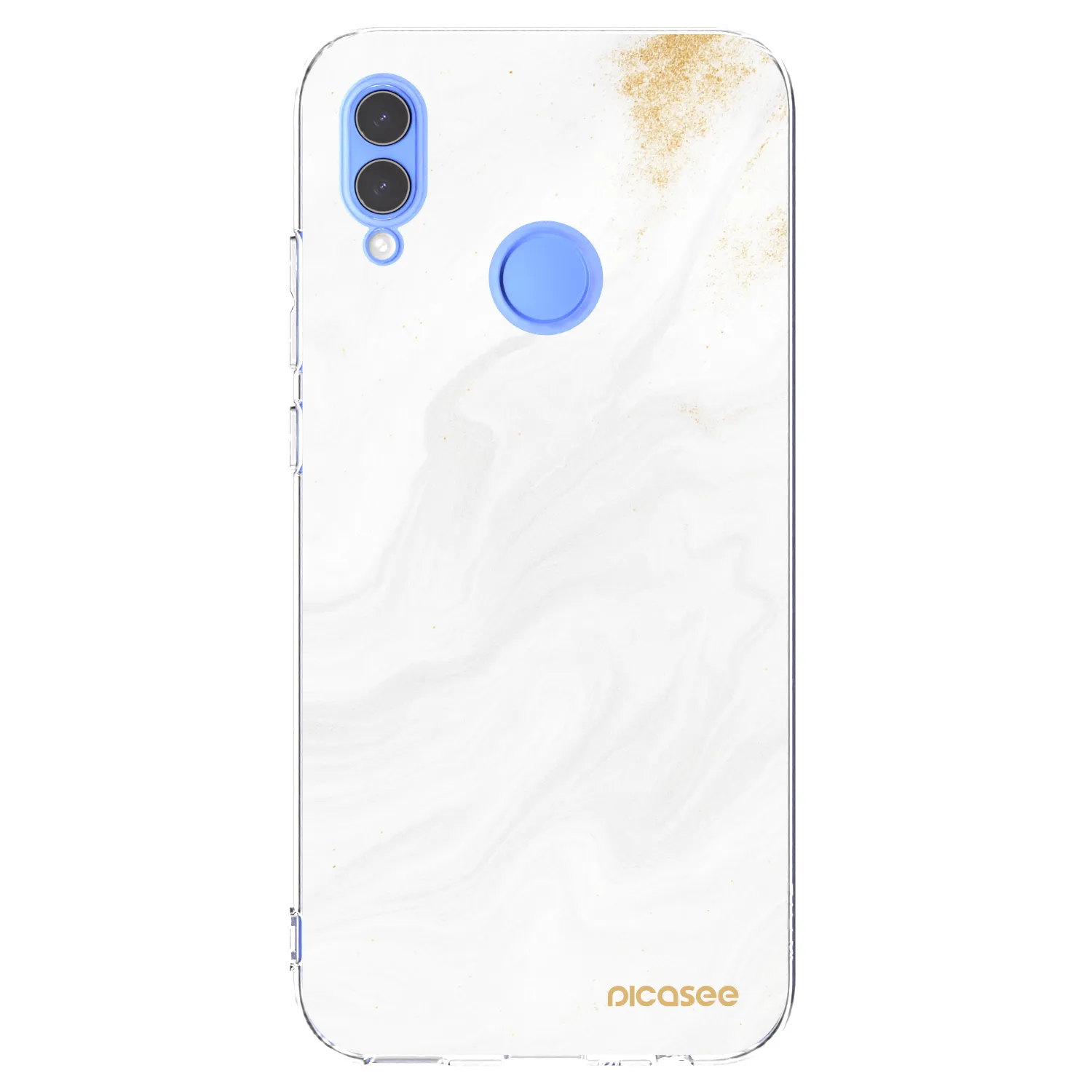 Picasee átlátszó szilikon tok az alábbi mobiltelefonokra Huawei P Smart 2019 - White