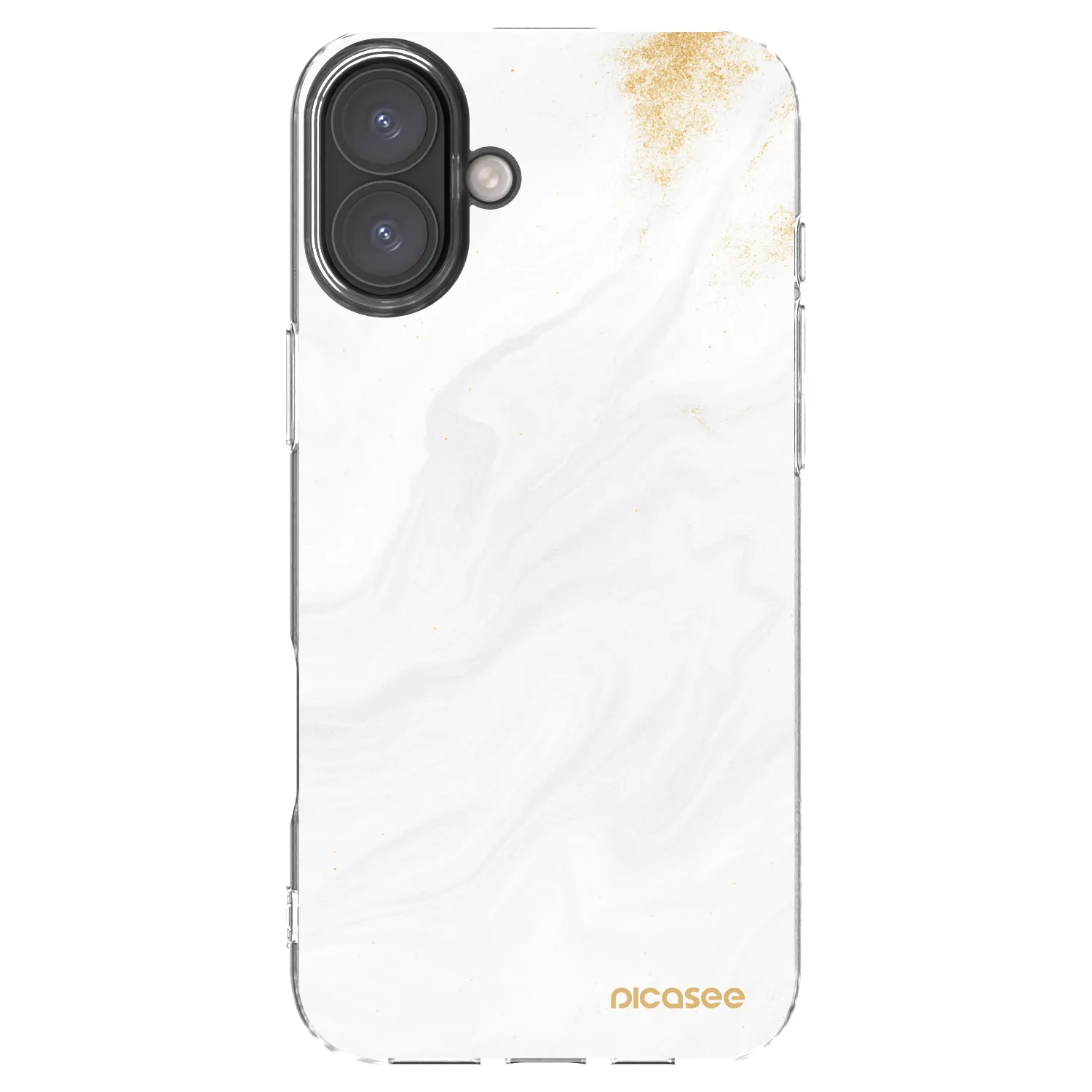 Picasee átlátszó szilikon tok az alábbi mobiltelefonokra Apple iPhone 16 Plus - White