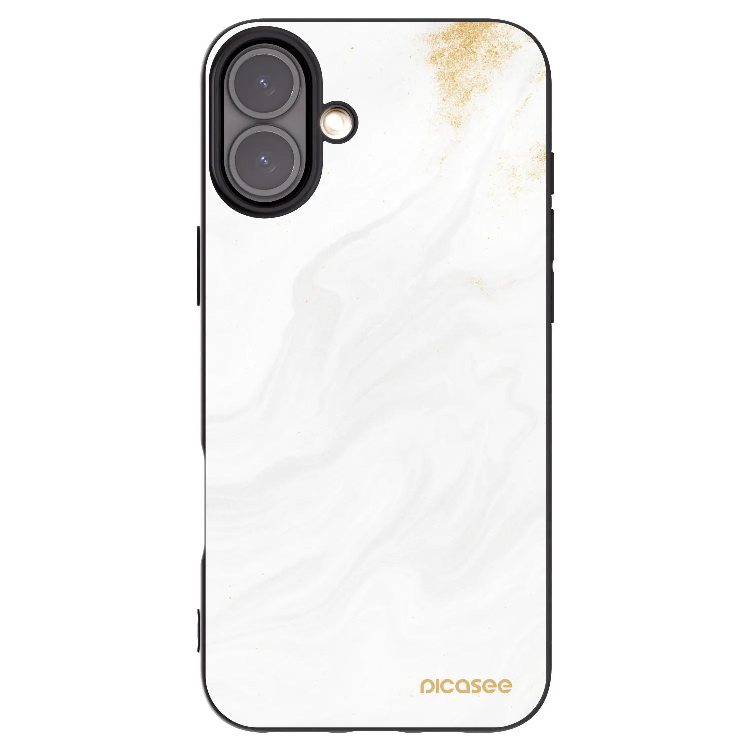 Picasee fekete szilikon tok az alábbi mobiltelefonokra Apple iPhone 16 Plus - White