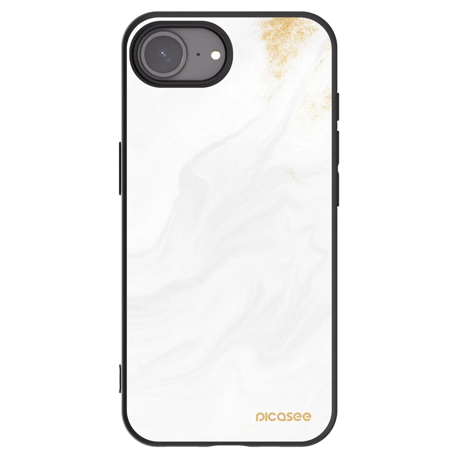 Picasee fekete szilikon tok az alábbi mobiltelefonokra Apple iPhone 16e - White