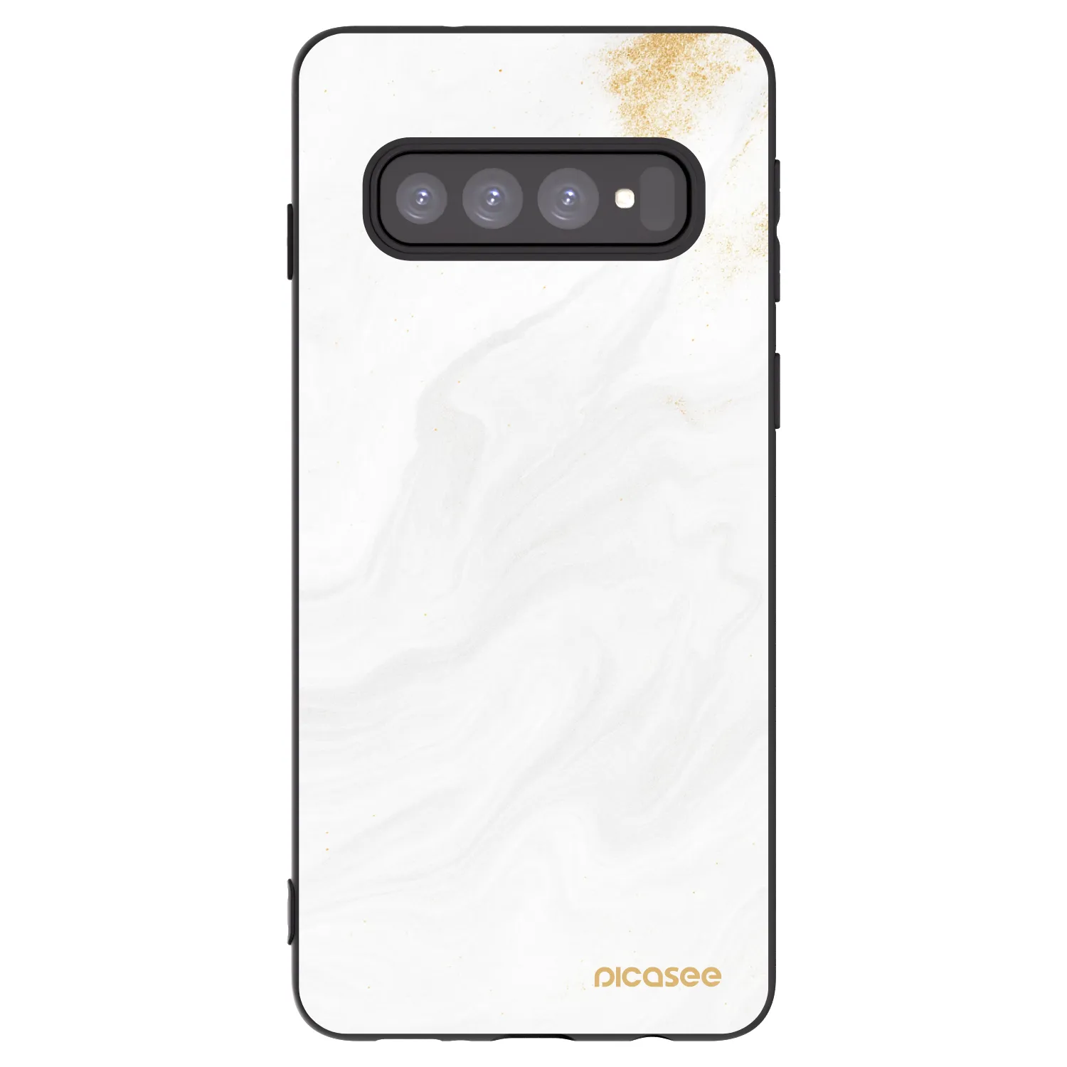 Picasee fekete szilikon tok az alábbi mobiltelefonokra Samsung Galaxy S10 G973 - White
