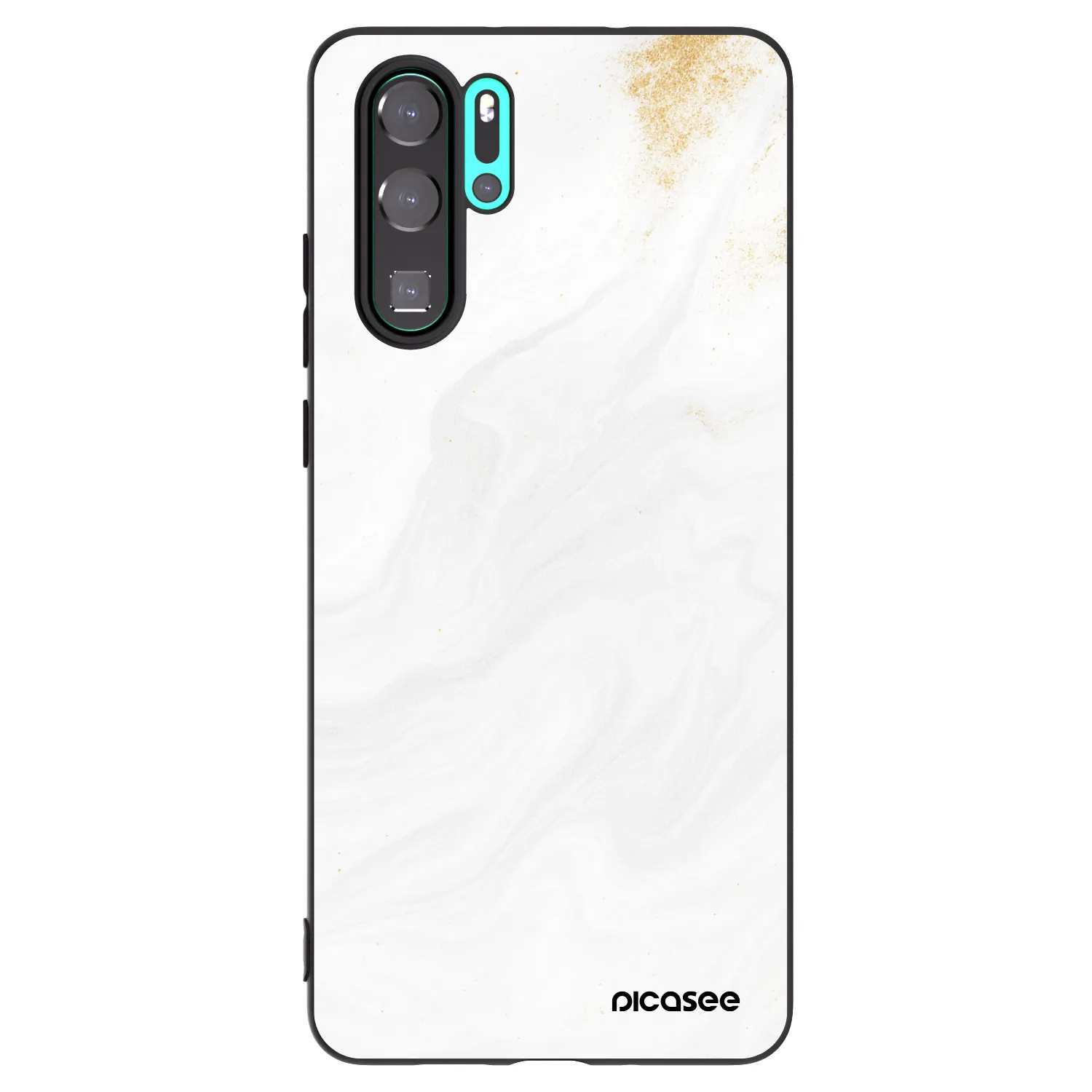 Picasee fekete szilikon tok az alábbi mobiltelefonokra Huawei P30 Pro - White