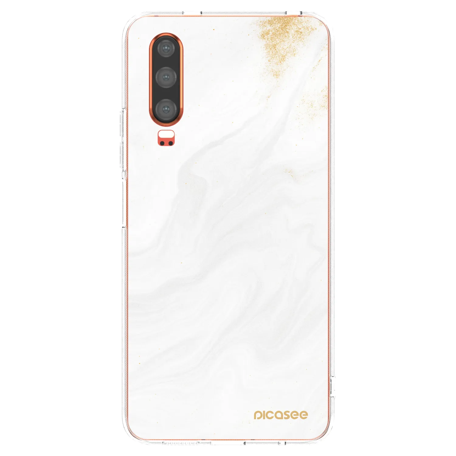 Picasee átlátszó szilikon tok az alábbi mobiltelefonokra Huawei P30 - White