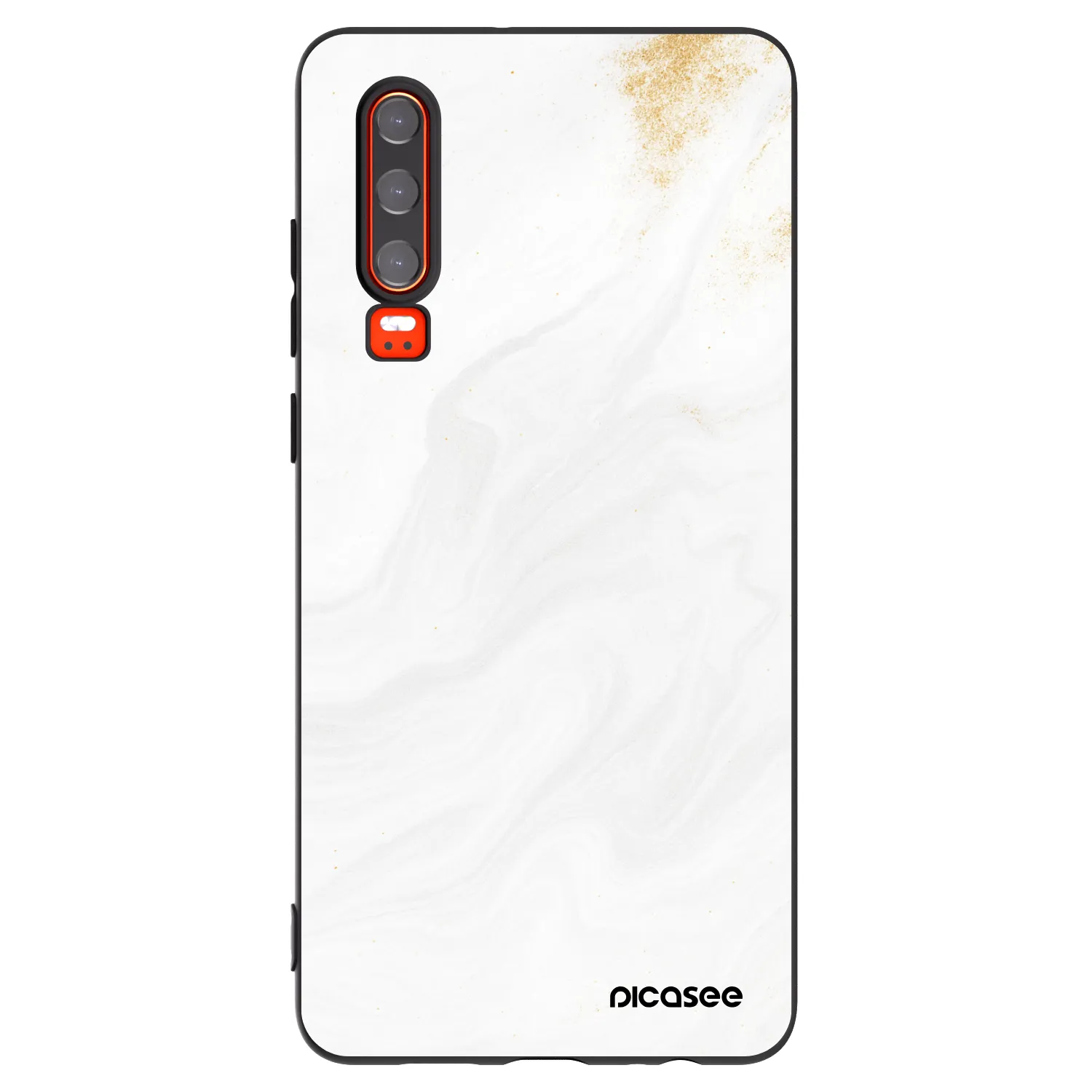 Picasee fekete szilikon tok az alábbi mobiltelefonokra Huawei P30 - White