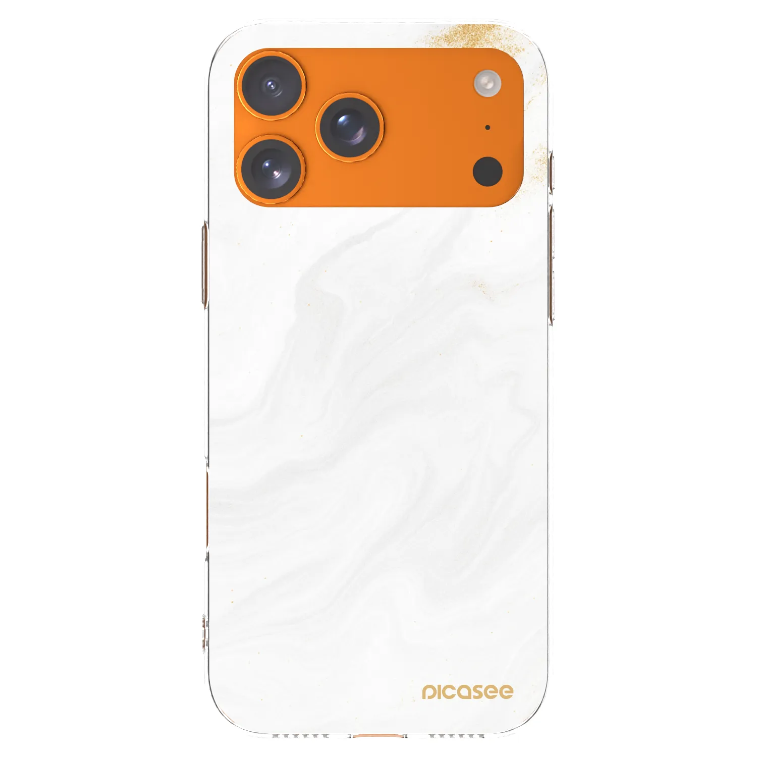 Picasee átlátszó szilikon tok az alábbi mobiltelefonokra Apple iPhone 17 Pro Max - White