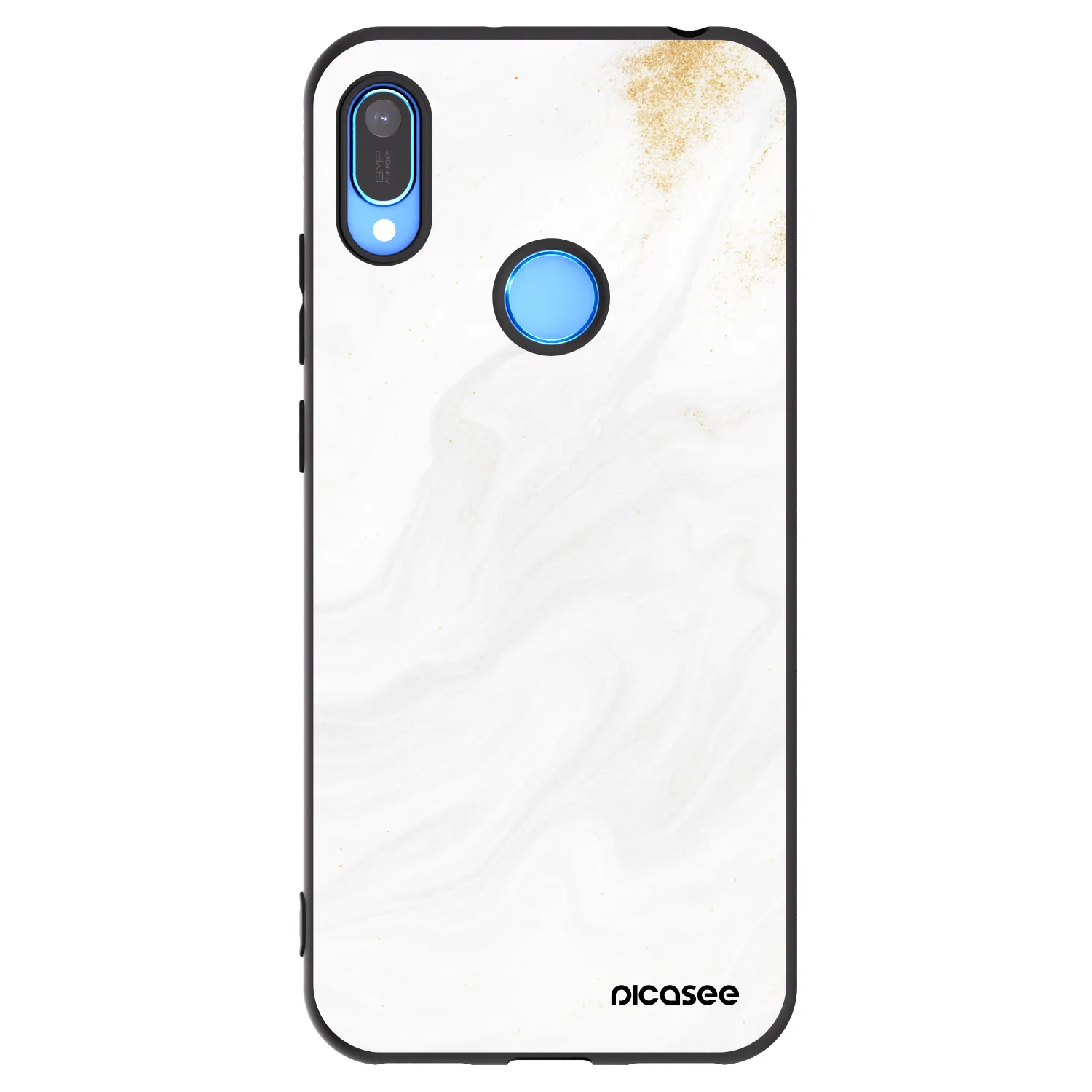 Picasee fekete szilikon tok az alábbi mobiltelefonokra Huawei Y6 2019 - White
