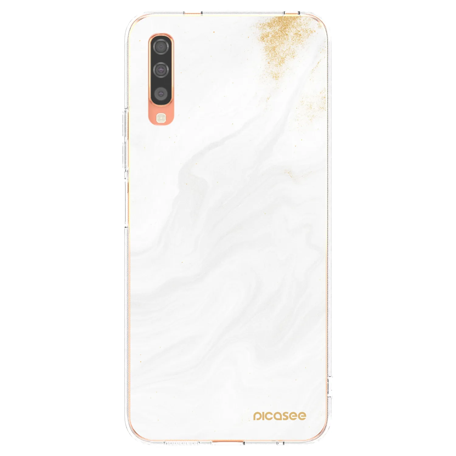 Picasee átlátszó szilikon tok az alábbi mobiltelefonokra Samsung Galaxy A70 A705F - White