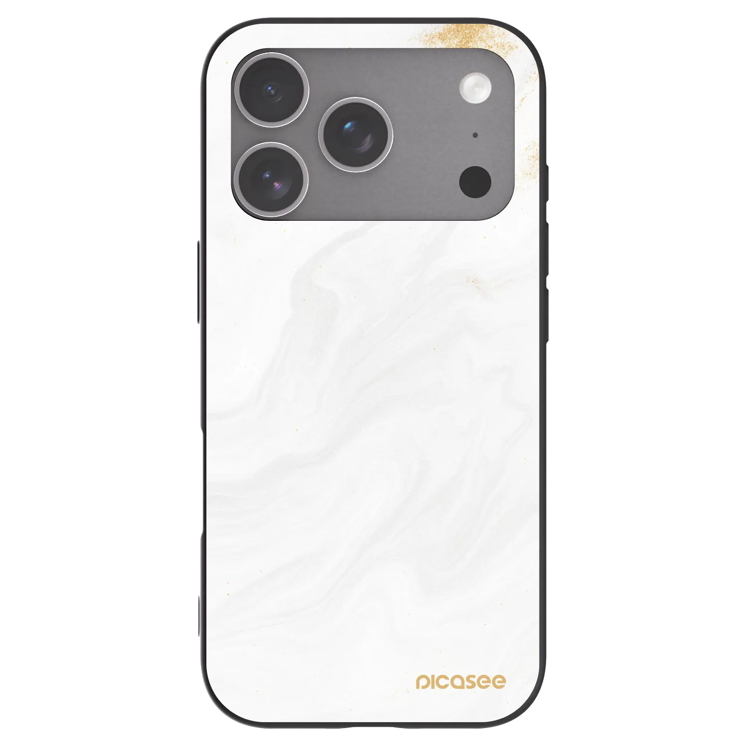 Picasee fekete szilikon tok az alábbi mobiltelefonokra Apple iPhone 18 Pro - White