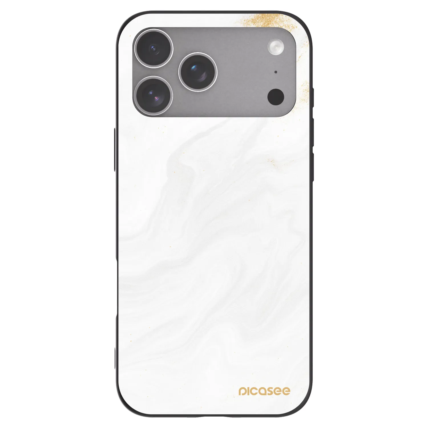 Picasee fekete szilikon tok az alábbi mobiltelefonokra Apple iPhone 18 Pro Max - White