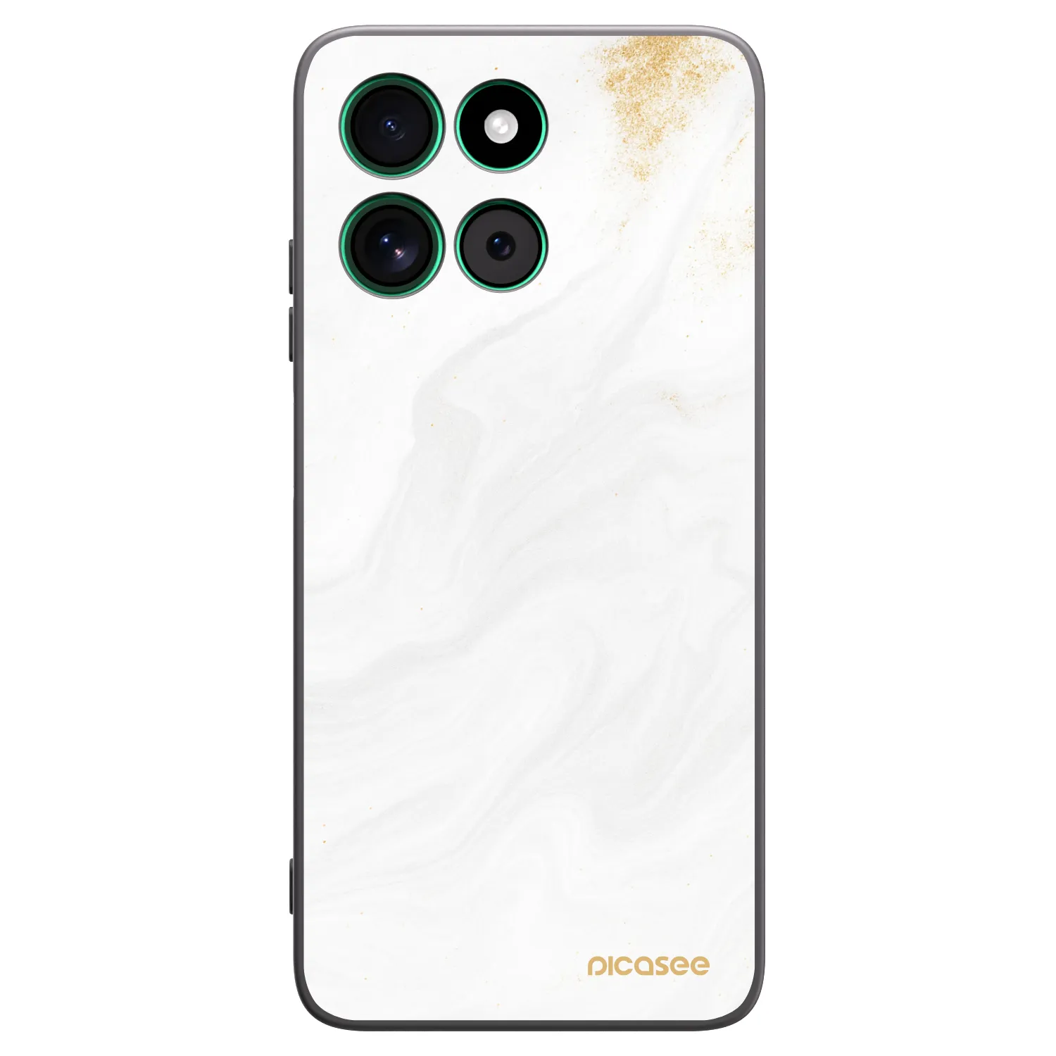 Picasee fekete szilikon tok az alábbi mobiltelefonokra Motorola Moto G57 Power - White