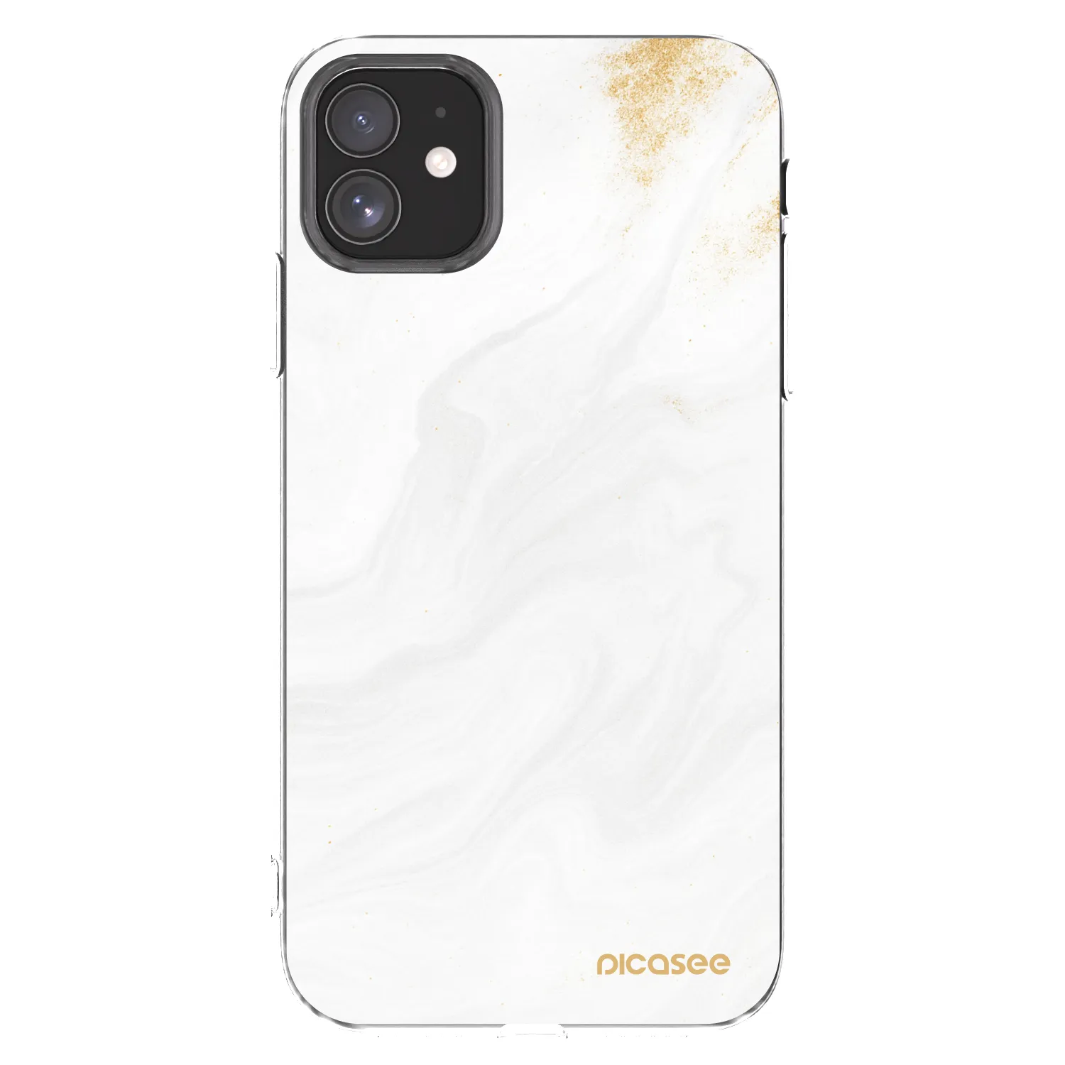 Picasee átlátszó szilikon tok az alábbi mobiltelefonokra Apple iPhone 11 - White