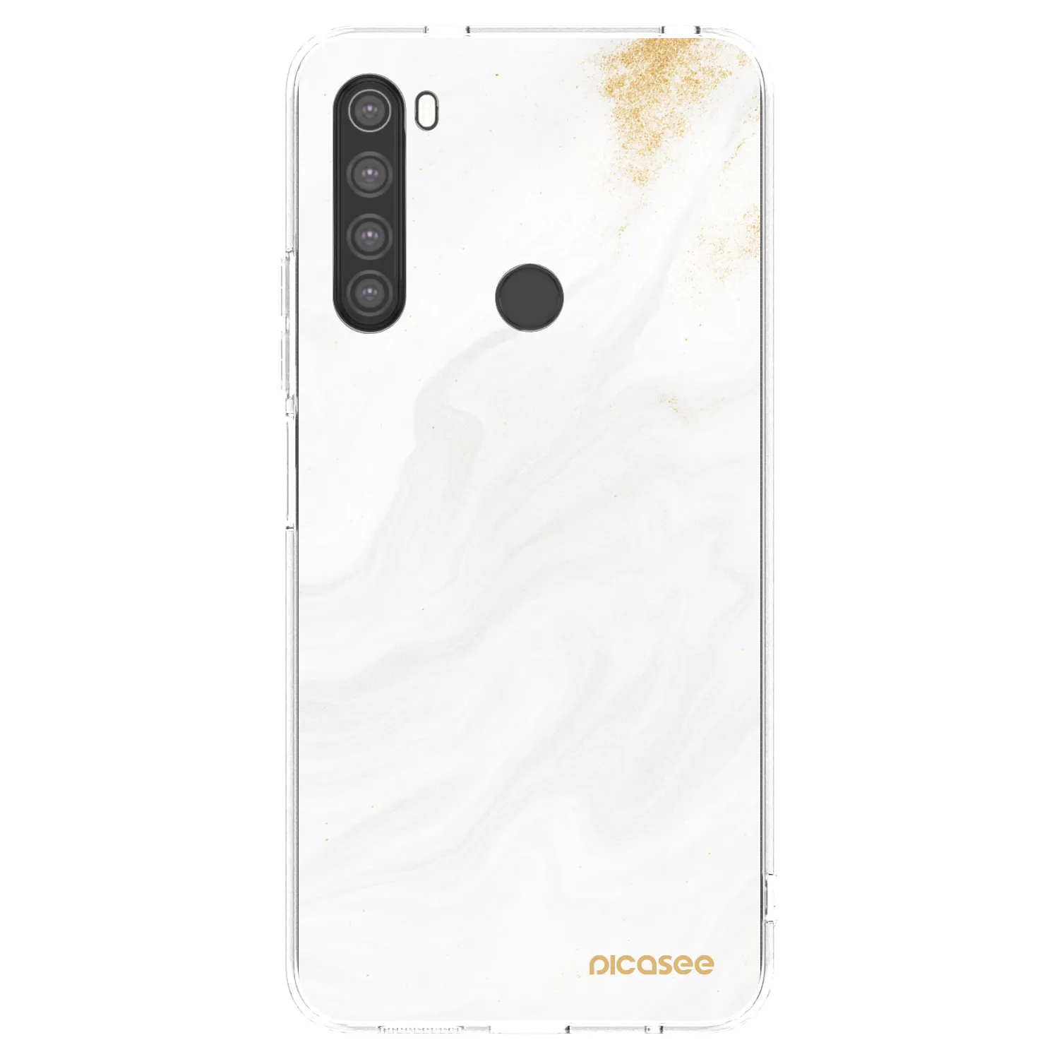 Picasee átlátszó szilikon tok az alábbi mobiltelefonokra Xiaomi Redmi Note 8 - White