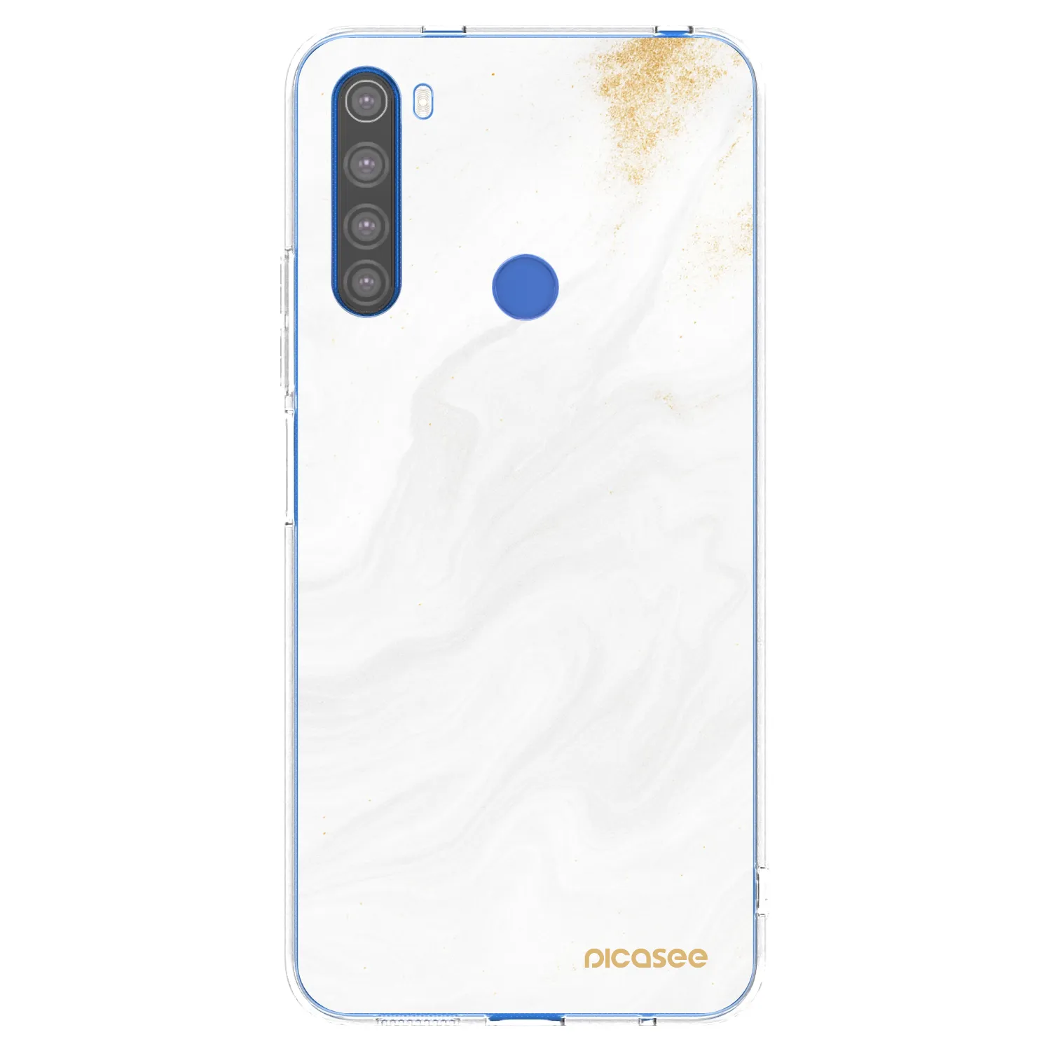 Picasee átlátszó szilikon tok az alábbi mobiltelefonokra Xiaomi Redmi Note 8T - White