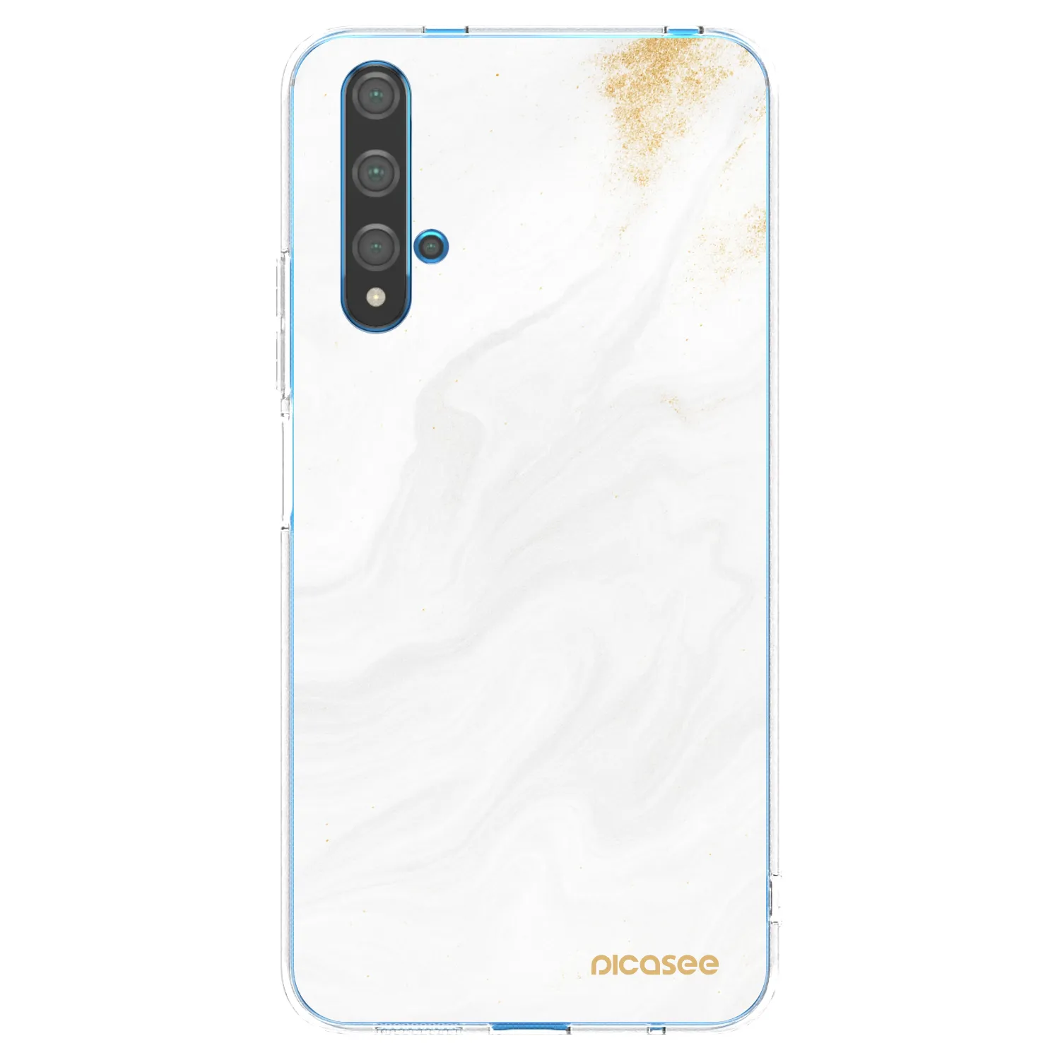 Picasee átlátszó szilikon tok az alábbi mobiltelefonokra Huawei Nova 5T - White