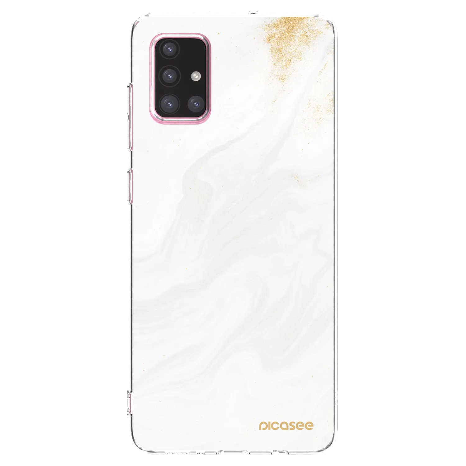 Picasee átlátszó szilikon tok az alábbi mobiltelefonokra Samsung Galaxy A71 A715F - White