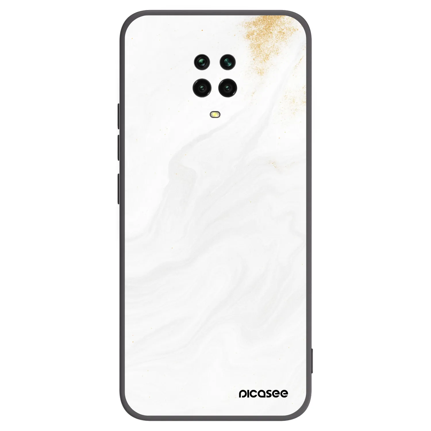 Picasee fekete szilikon tok az alábbi mobiltelefonokra Xiaomi Redmi Note 9S - White