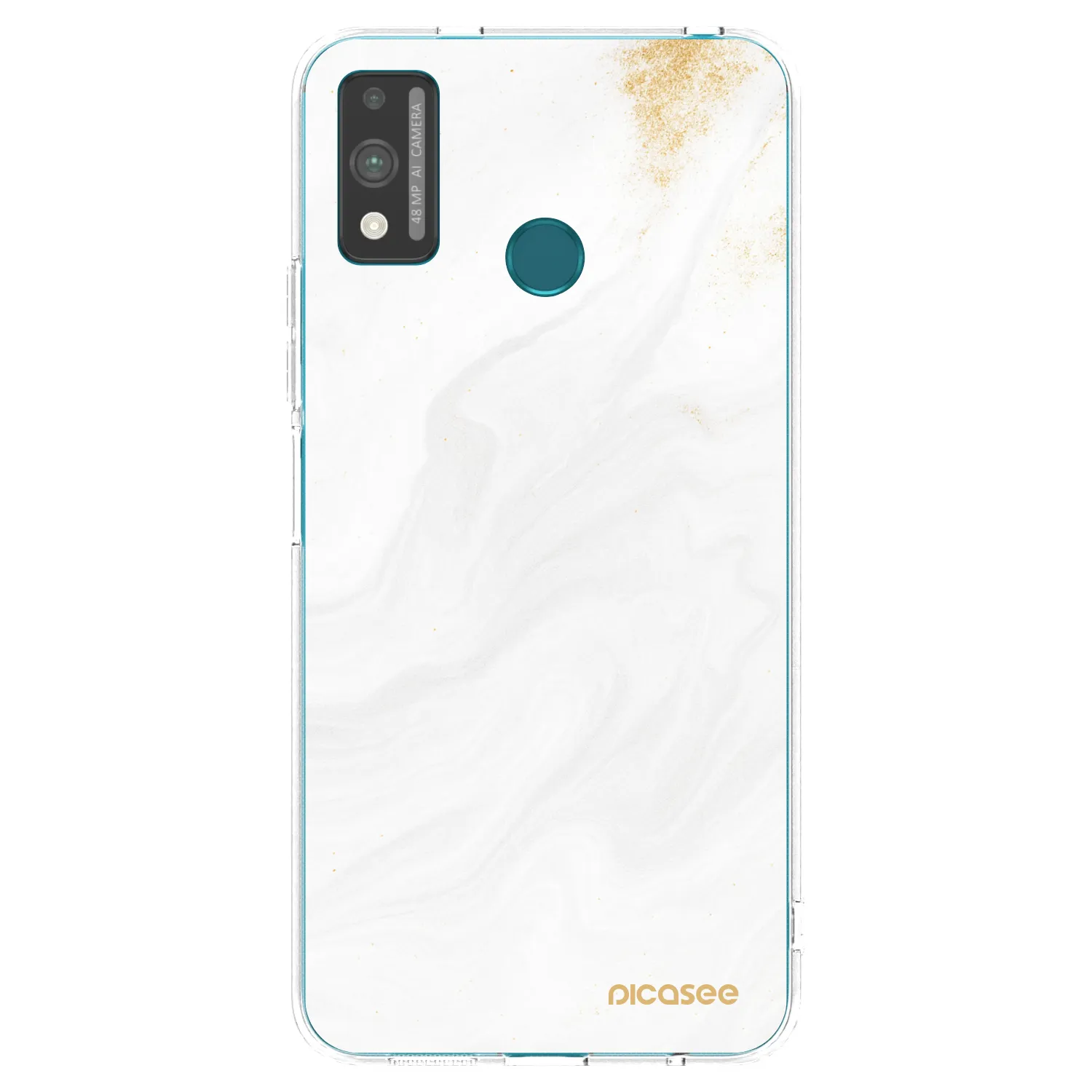 Picasee átlátszó szilikon tok az alábbi mobiltelefonokra Honor 9X Lite - White