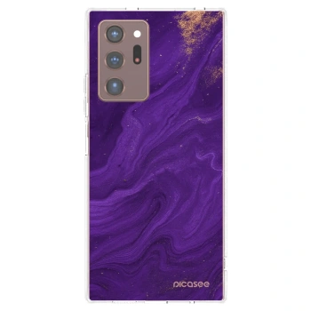 Picasee átlátszó szilikon tok az alábbi mobiltelefonokra Samsung Galaxy Note 20 Ultra - Purple
